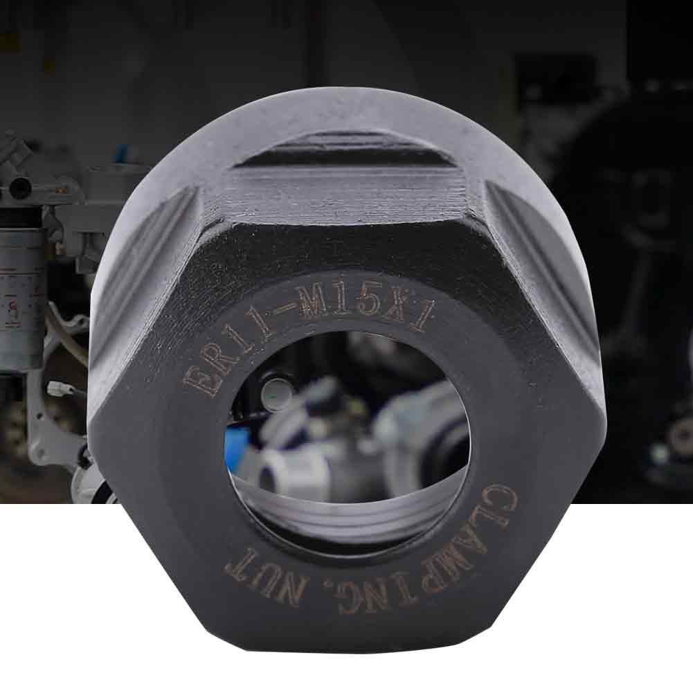 Er11 Spannzangenfutter-klemmmutter, 1 Stück, Schwarz M15 X 1, Er11a