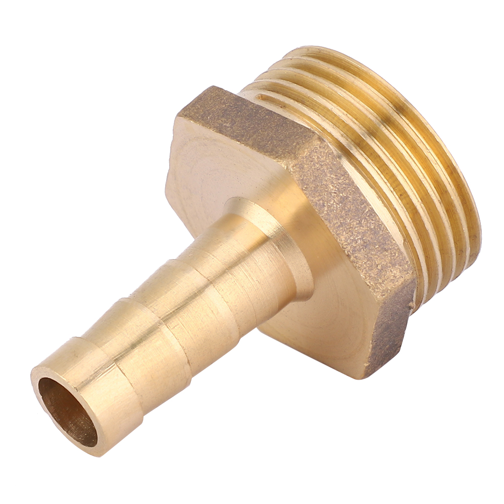 Schlauchanschluss Aus Messing Mit Widerhaken, G3/4-außengewinde, 10-mm-schlauchverbinder, Für Gas Oder Flüssigkeiten, 2er-pack
