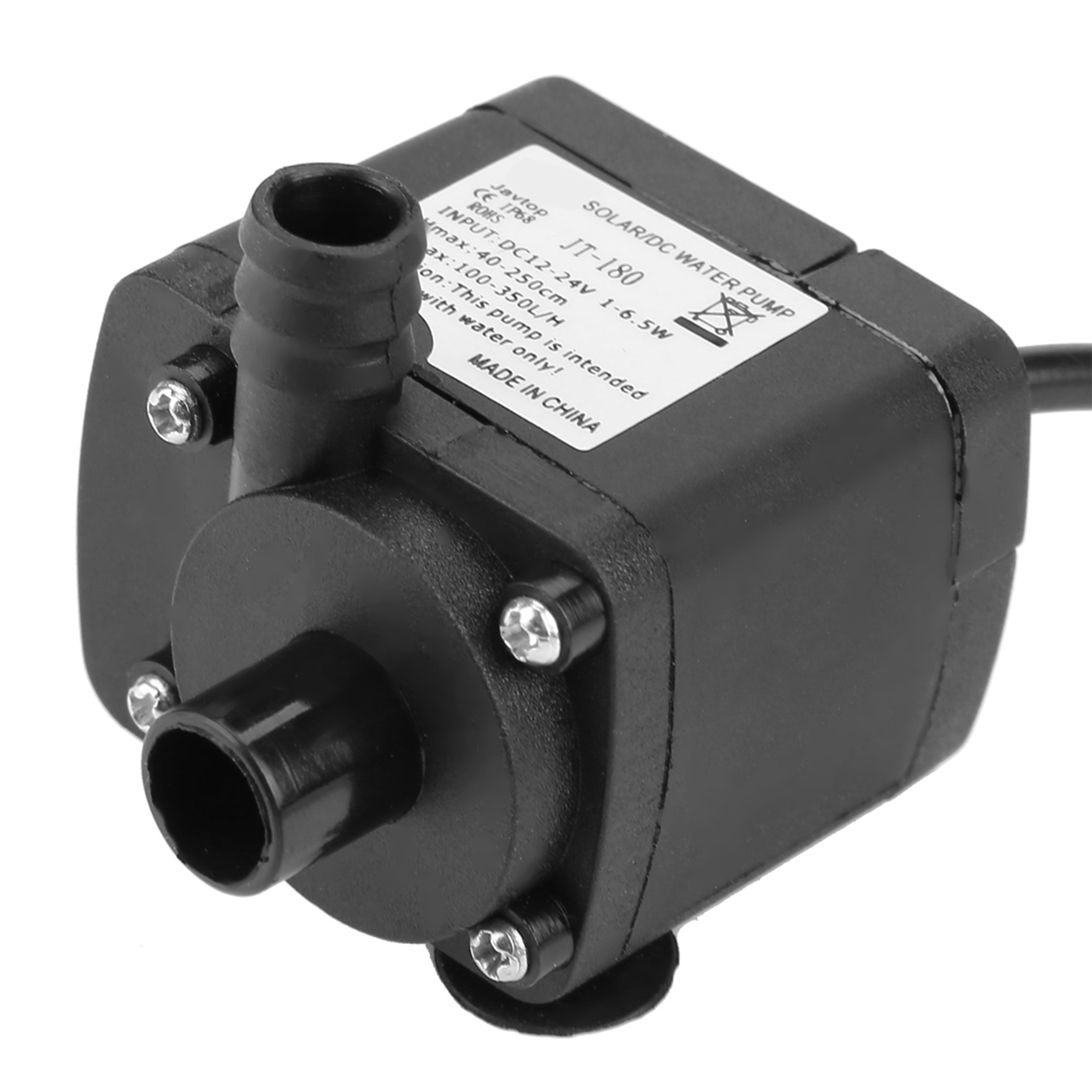 Geräuscharme, Bürstenlose 24-v-gleichstrom-miniaturwasserpumpe Für Solarwarmwasserbereiter Und Aquarien, -40 °c Bis 100 °c