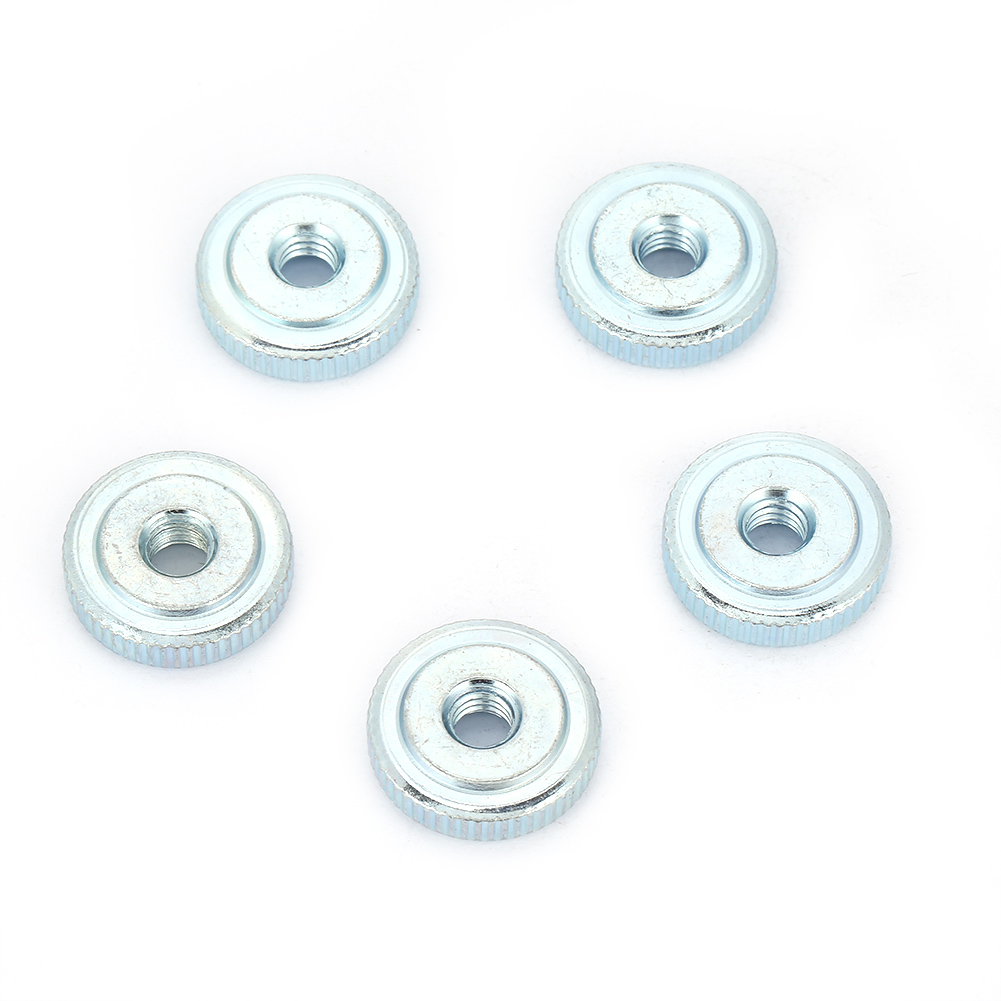 Flache Rändelmuttern Aus Verzinktem Kohlenstoffstahl Gb807 – Packungsgrößen: 1/2/5/10 Stück, M5 5x16 Mm