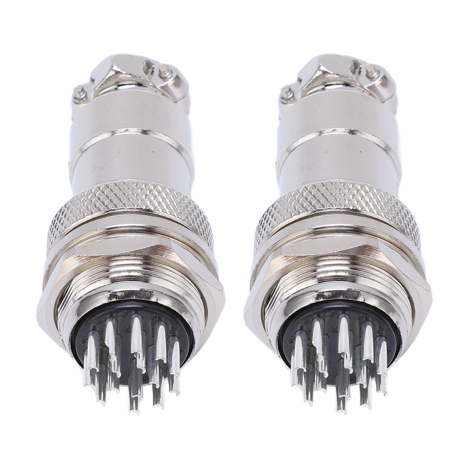 Luftfahrtstecker, 2 Stück, Zinklegierung, 15-poliger Stecker/buchse, 20 Mm, Ac/dc 250 V