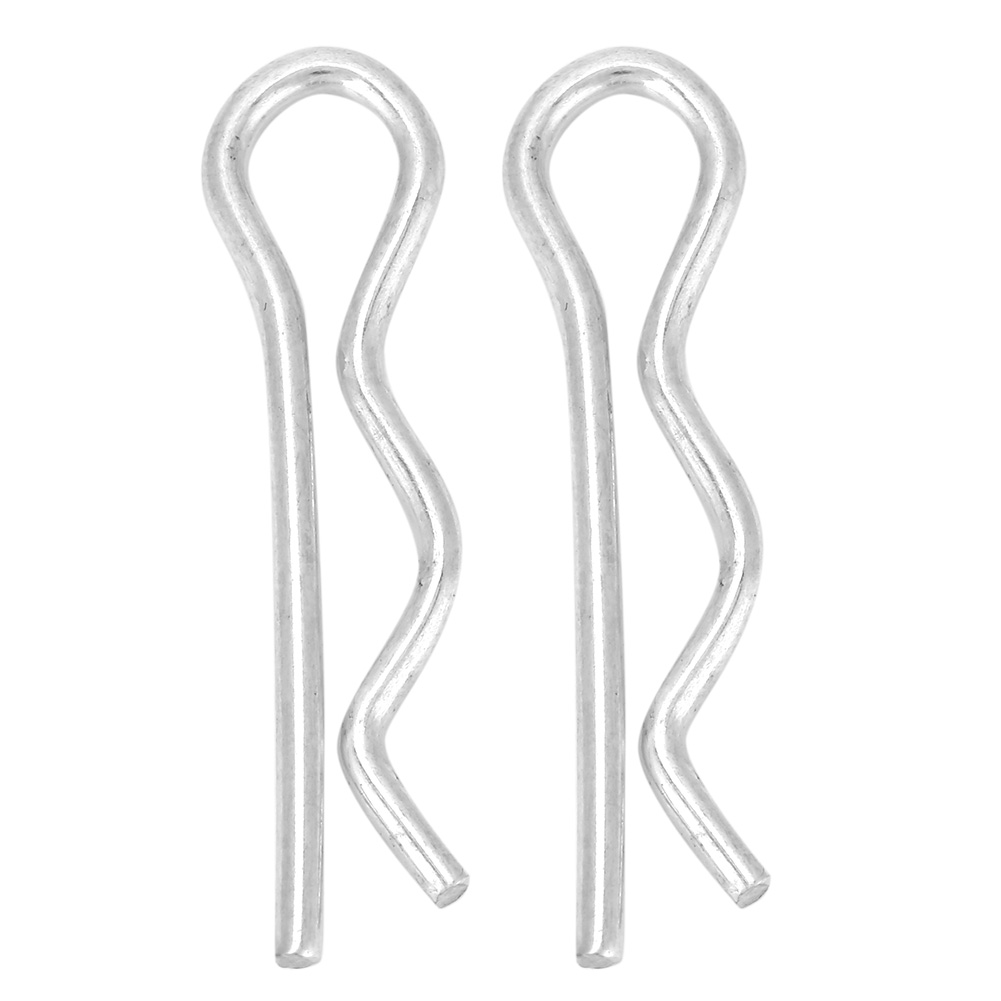 Splint R, Sicherheitsnadel, Befestigungsclip, Hellverzinkter Stahl, 1,8 X 35 Mm, 30er-packung