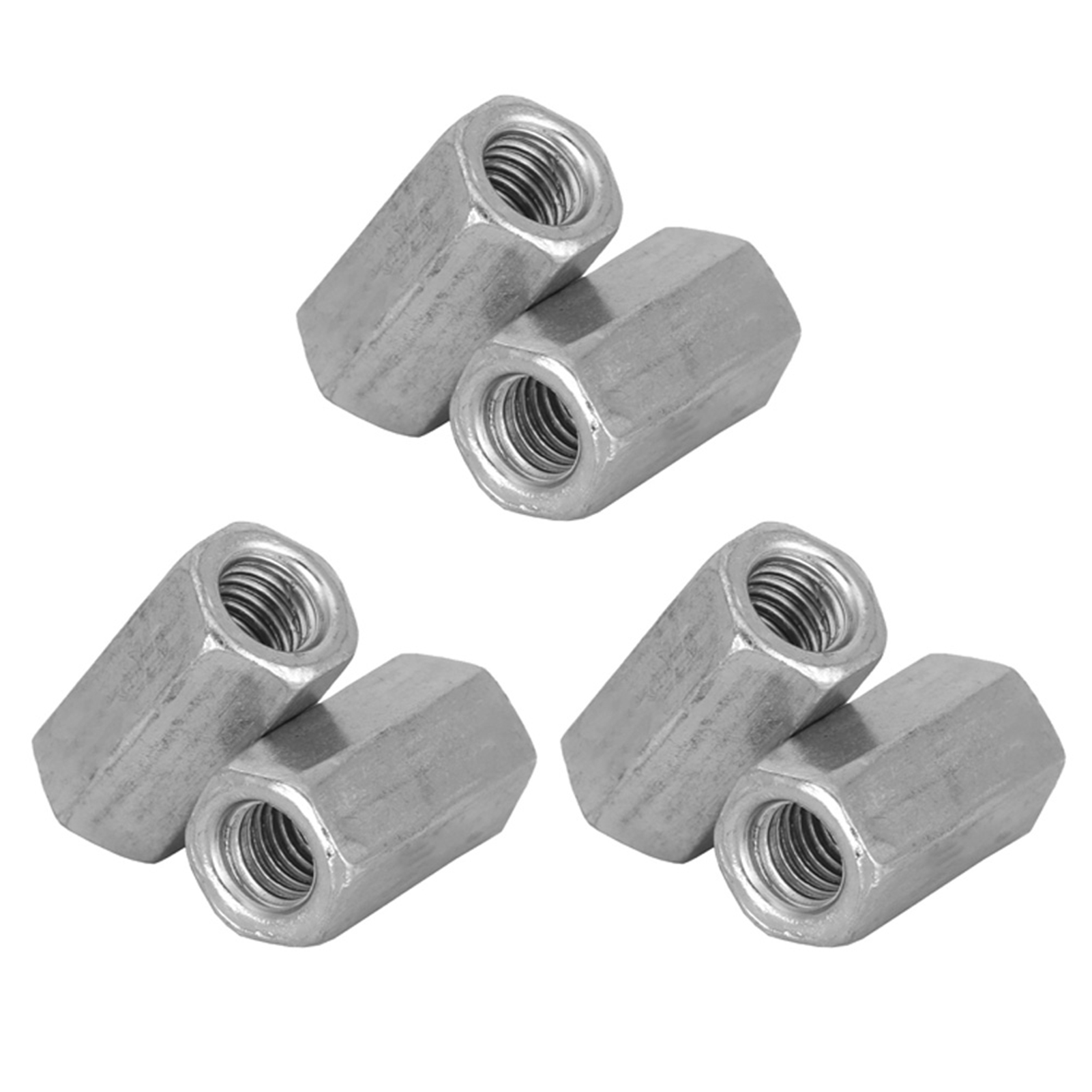 Längliche Sechseckige Muttern, M6 X 25 Mm Gewindeabstandshalter, Packung Mit 10 Stück, Gewindebefestigungselemente Für Die Montage.