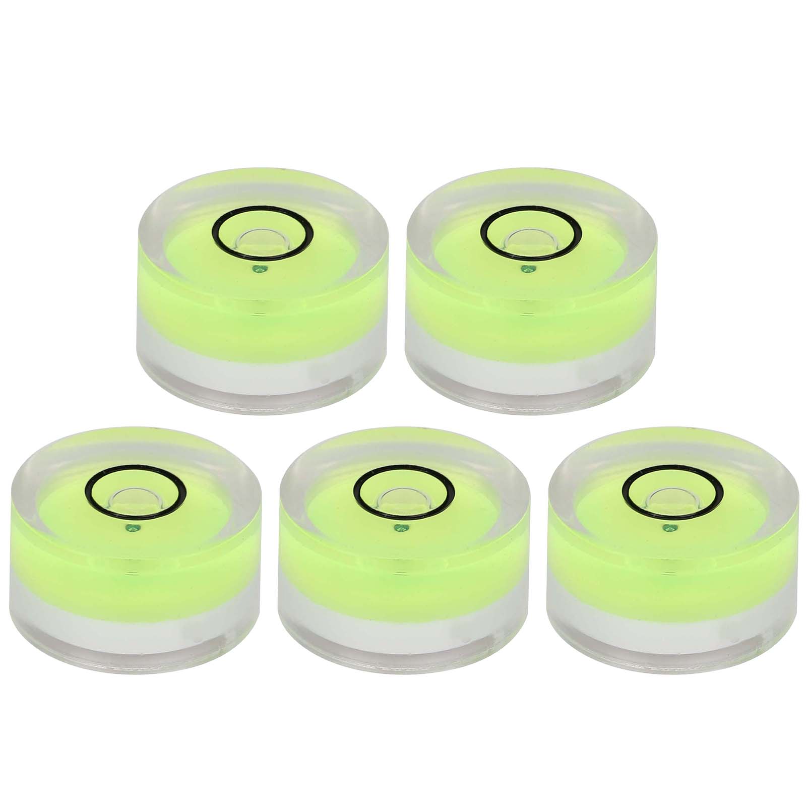 Set Mit 5 Runden 15-mm-wasserwaagen Für Präzisionsmessungen, Miniatur-nivellierwerkzeug, Nivellierinstrument Für Waagen Und Messgeräte