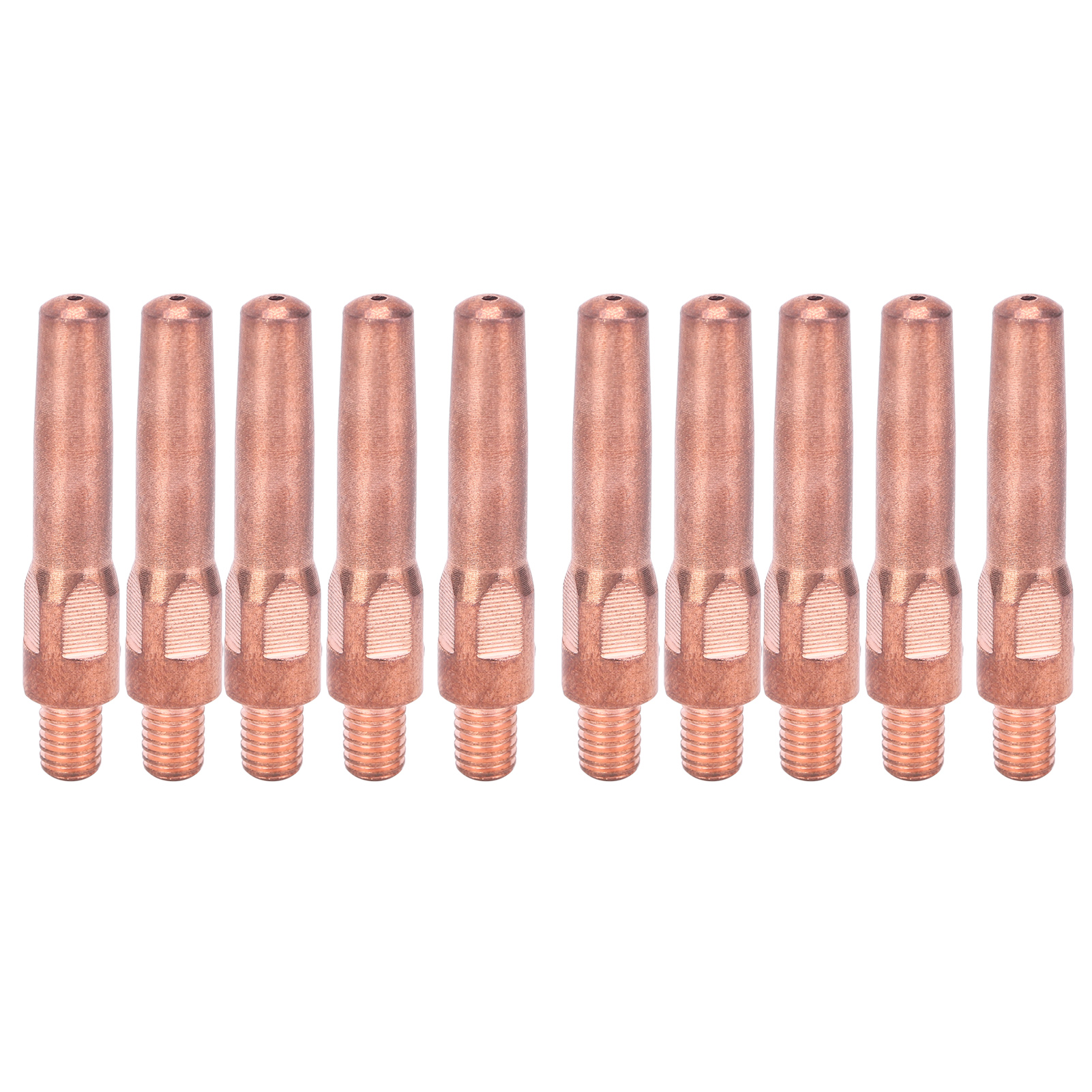 10 Leitfähige M6-kontaktspitzen Für Schweißbrenner, Kompatible Ersatzteile, 8,8 X 45 X 1,2 Mm, 10er-packung