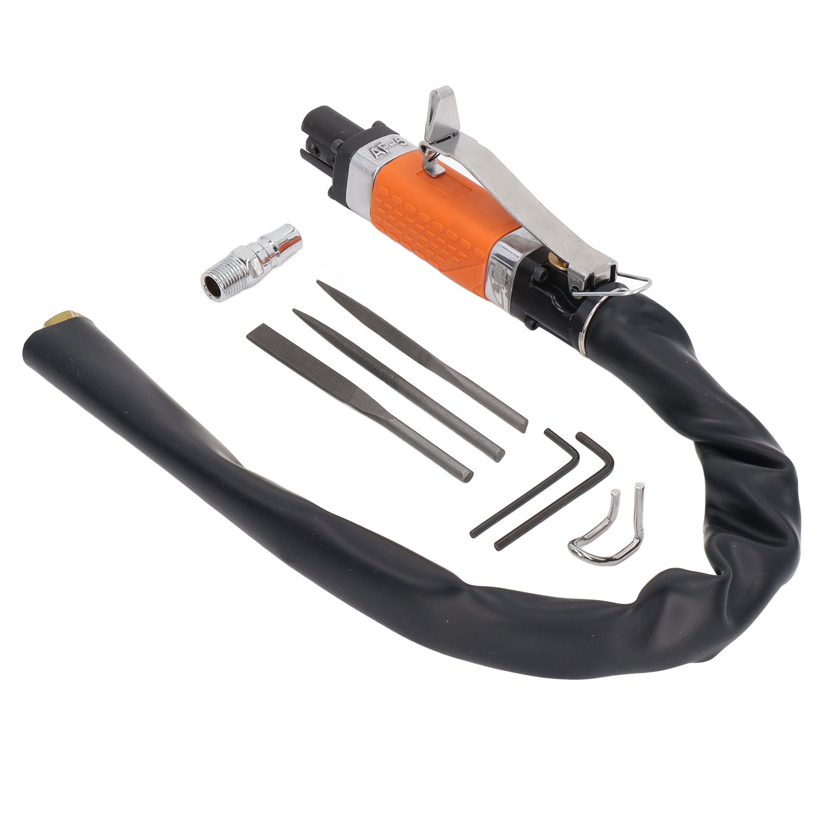 Alternative Pneumatische Feile 6300 Hübe/min, Leise, Vibrationsarm, Ergonomische Druckluftsäge, Pneumatisches Schleifwerkzeug
