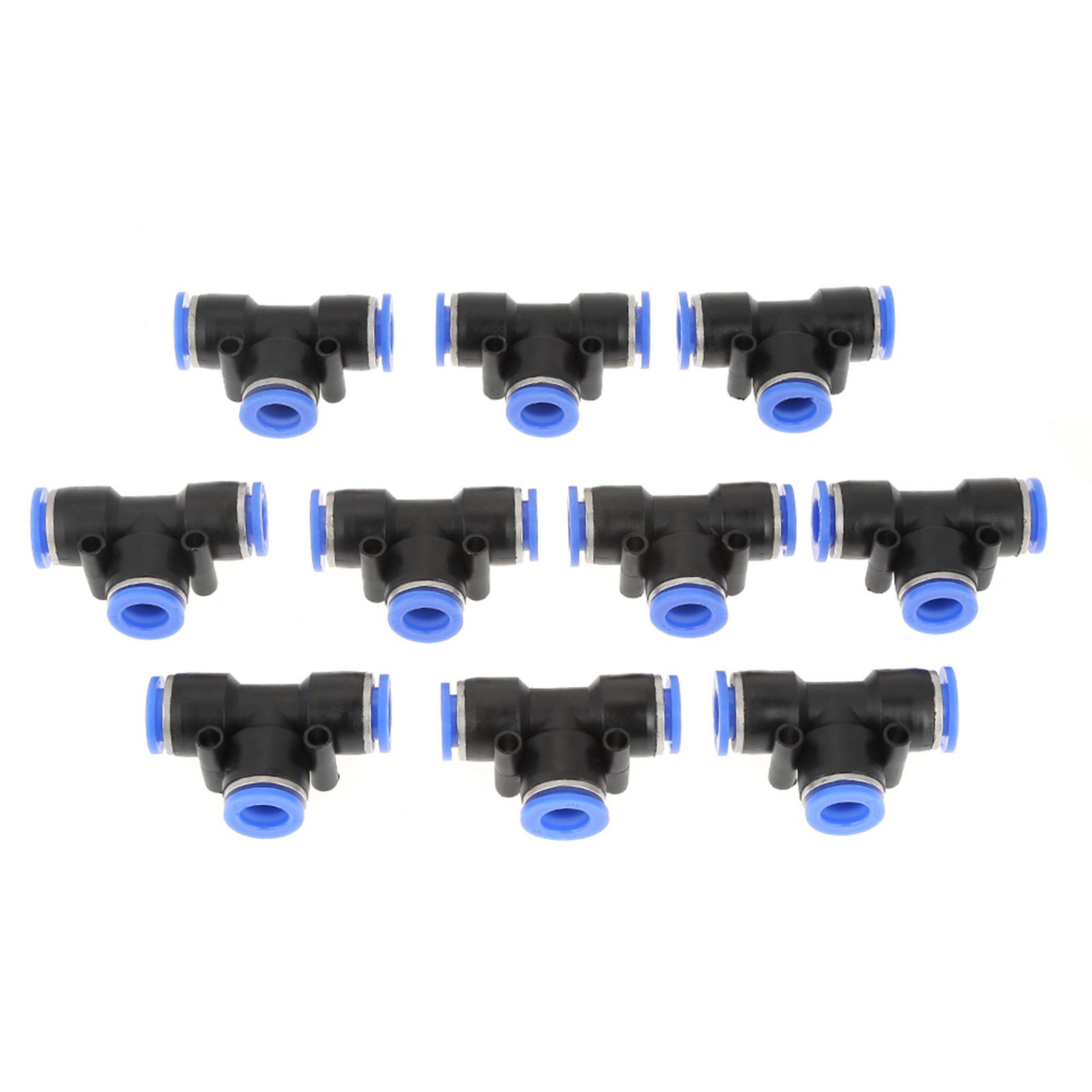 10-mm-schnellkupplung Für Druckluft, 3/8"-t-stück, 10 Stück, Schlauchverbinder Für Druckluftleitungen