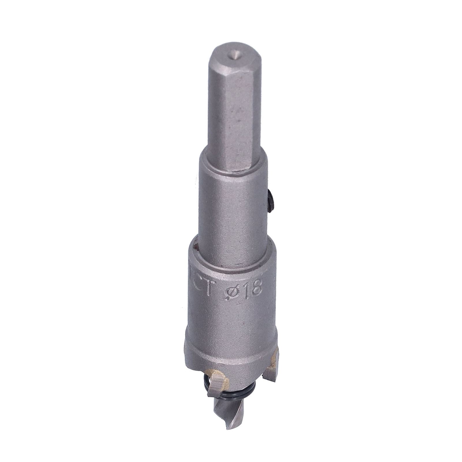 Hss-schnellstahl-lochsäge Mit 3 Sägeblättern, Winkelschnittfunktion, Langlebiger Metallschneidfunktion Und 18-mm-sechskantschlüssel