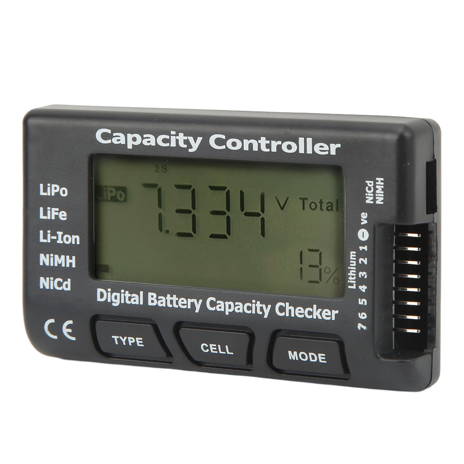 Akku-kapazitätstester, Spannungsregler, Digitales Voltmeter Mit Led-anzeige Für Li-ion, Nicd Und Nimh