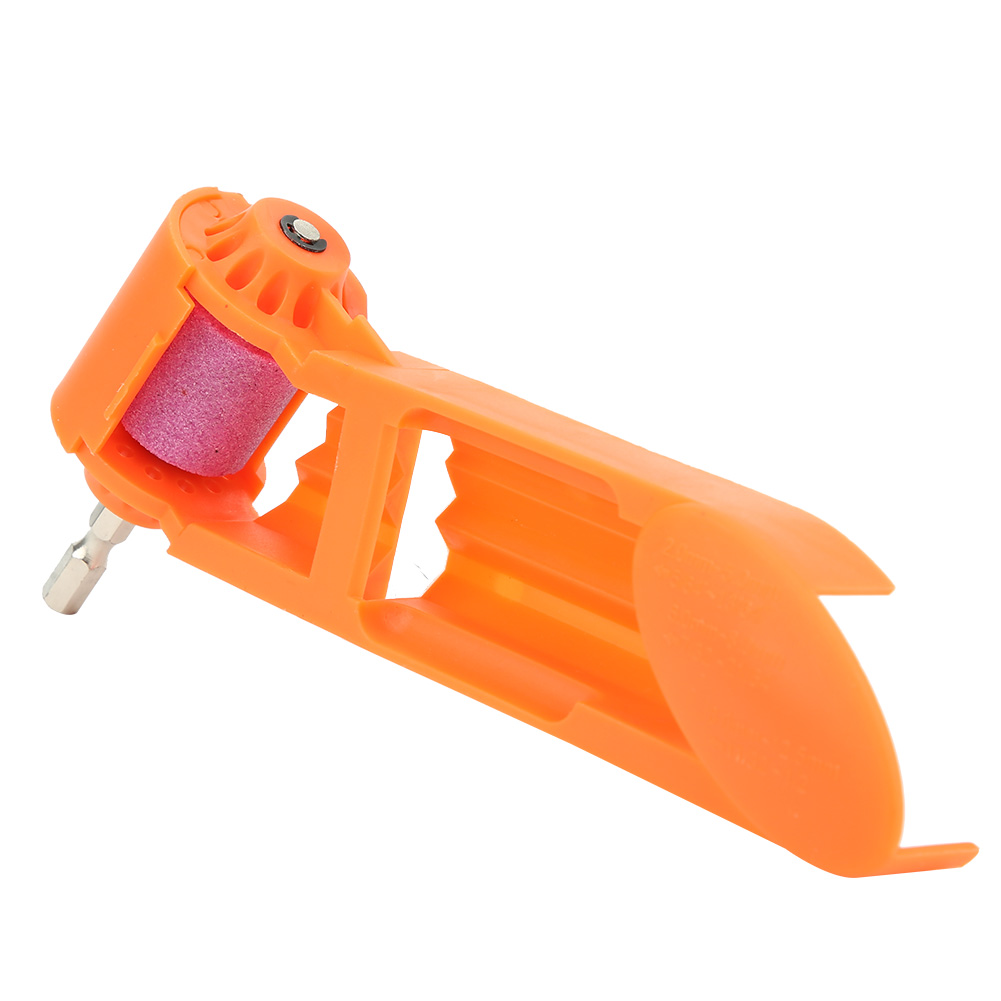 Tragbarer Bohrerschärfer, Elektrische Schleifmaschine Für Gerade Schäfte, Bohrerschärfer, Orange