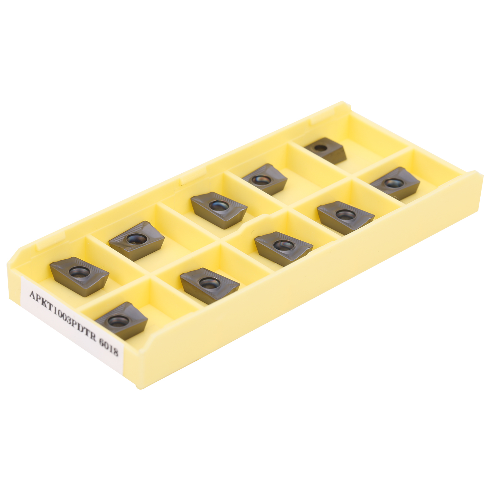 Packung Mit 10 Cnc-hartmetall-wendeschneidplatten Apkt1003pdtr Lf6018, Wendeschneidplatten, Vollschneidplatte Für Schneidwerkzeuge