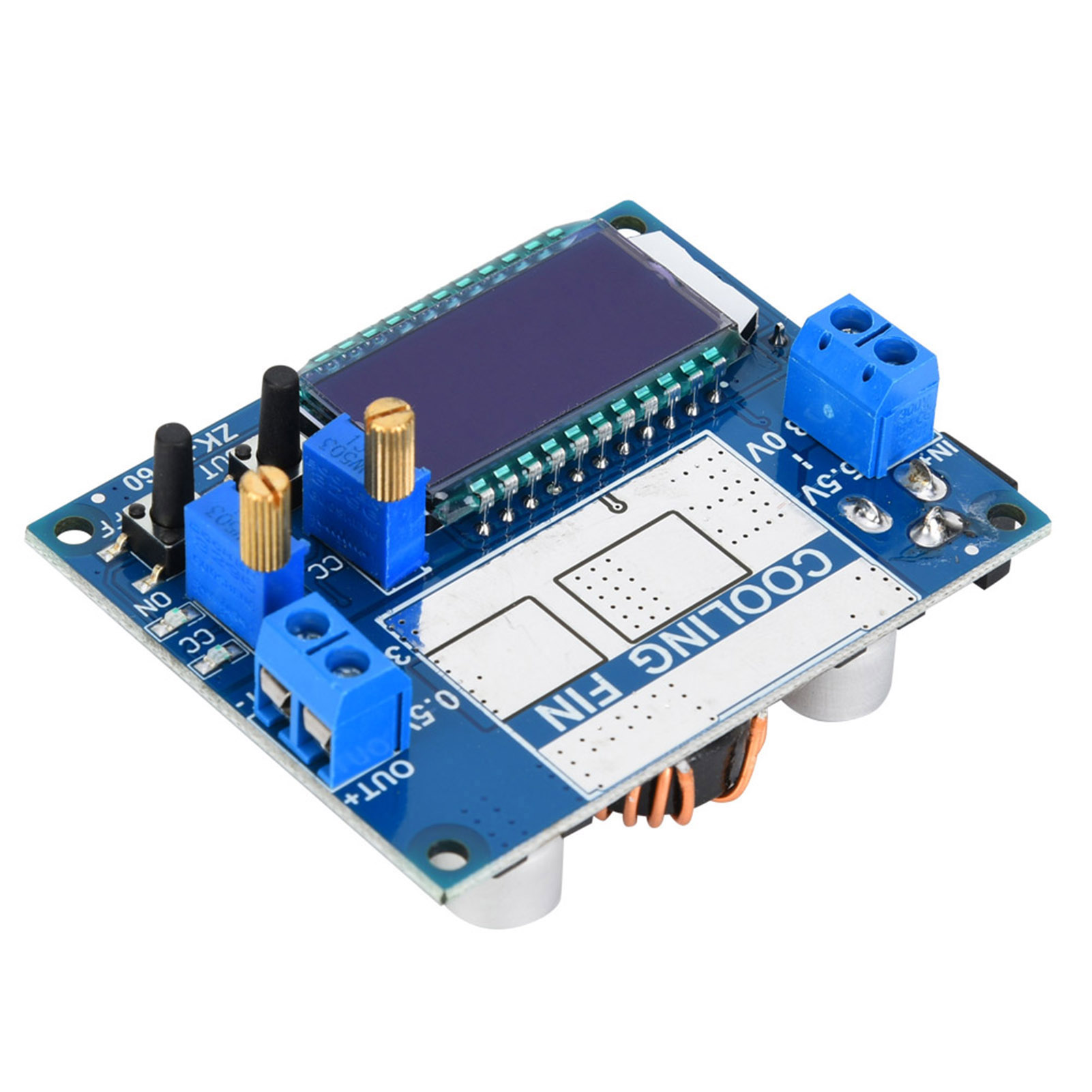 Einstellbares Dc/dc-spannungsreglermodul 5,5–30 V Auf 0,5–30 V, Auf-/abwärtswandler Mit Lcd-anzeige