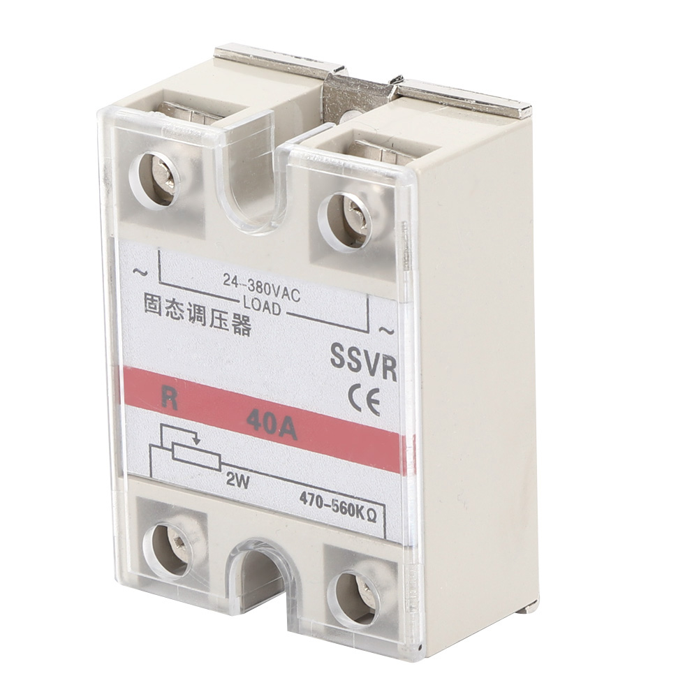 Einphasiges Statisches Spannungsregler-relaismodul Ssvr-40a 24-380vac Niedrige Frequenz, 40a, Für Industrielle Leistungsregler, Geringer Stromverbrauch, Robust.
