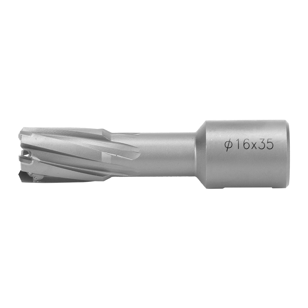 35-mm-hohlkern-metallbohrer, Silberfarbenes Hss-schneidwerkzeug, Tragbar, Industrietauglich, 16 X 35 Mm, Profi-bohrer