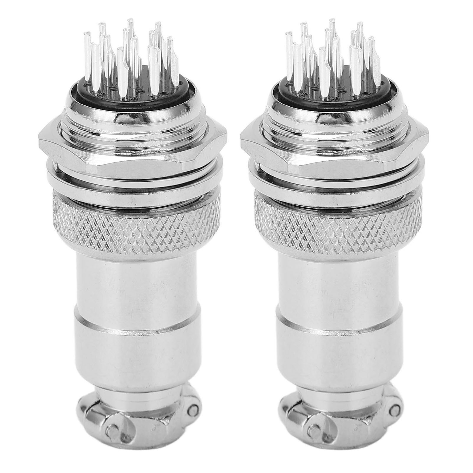 2-teiliger 12-poliger Luftfahrtstecker, Stecker Und Buchse Aus Zinklegierung, 20 Mm Öffnung, 250 V, Elektrische Baugruppe