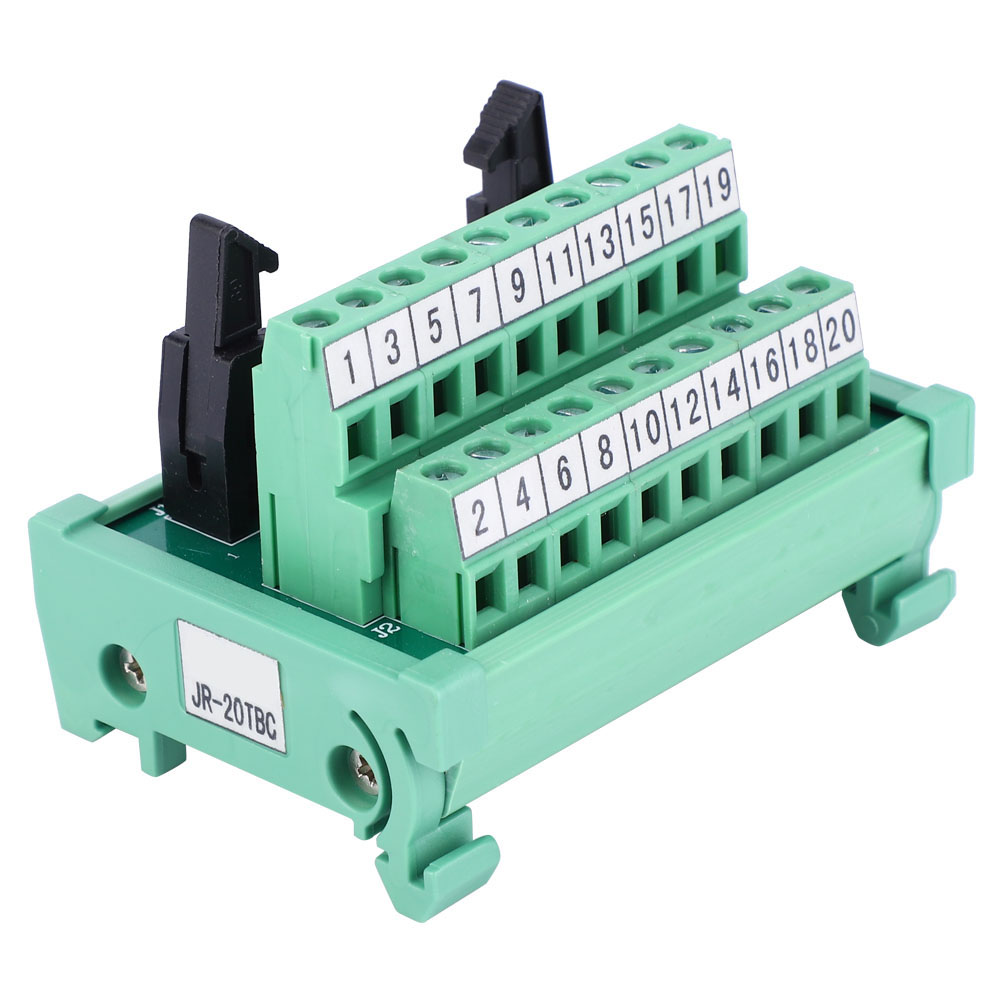 Anschlussblock Sps-modul Idc-20p 35mm Din-schiene Elektrische Versorgung Verdrahtung