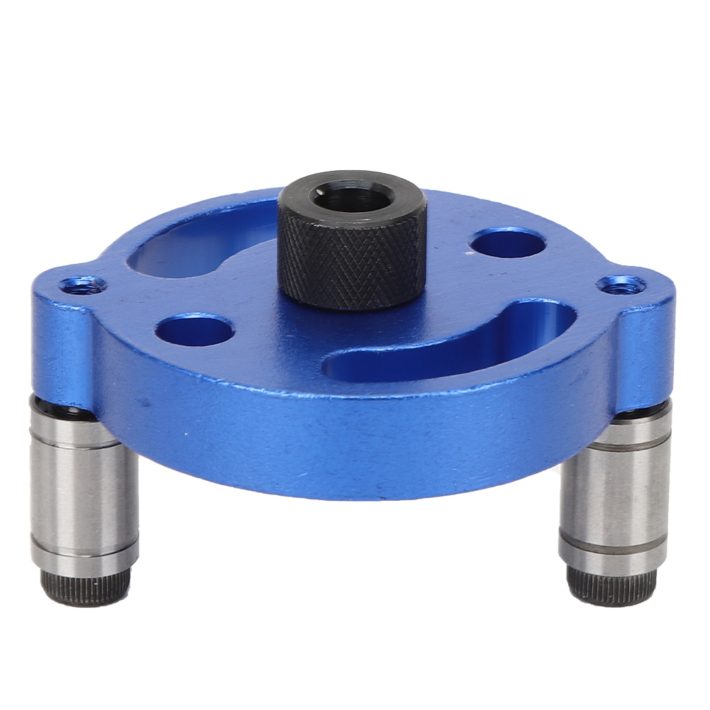 Gerader Holzstanzer Aus Aluminiumlegierung, Handbohrer Für Präzise Löcher, Blau, 4-teiliges Set A1