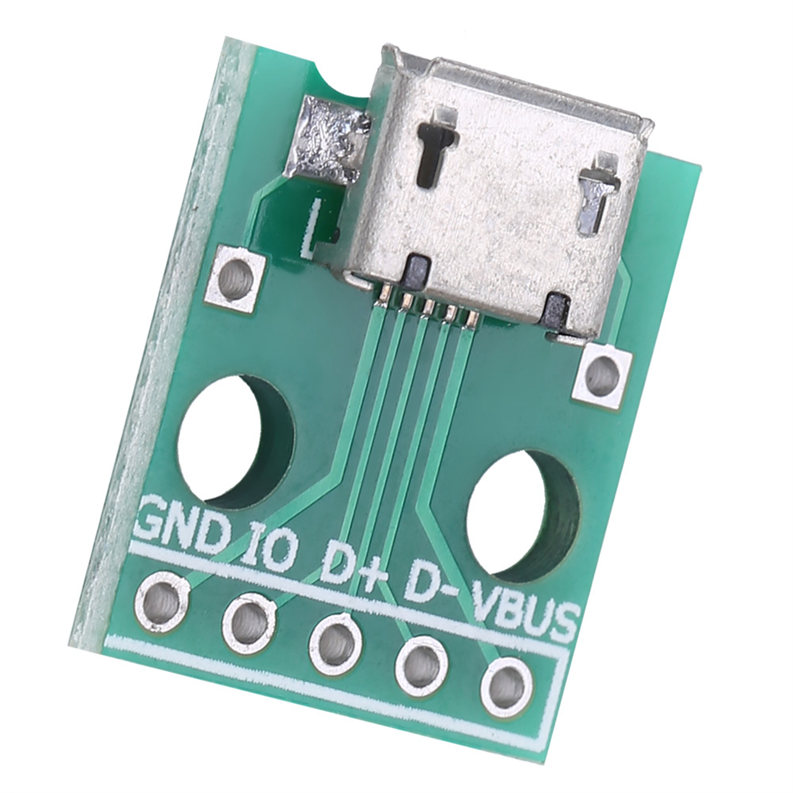 5-poliger 2,54-mm-micro-usb-buchsenstecker, Dip-adapter, 10er-pack, Leiterplatte Zum Löten, 2,54 Mm Rastermaß