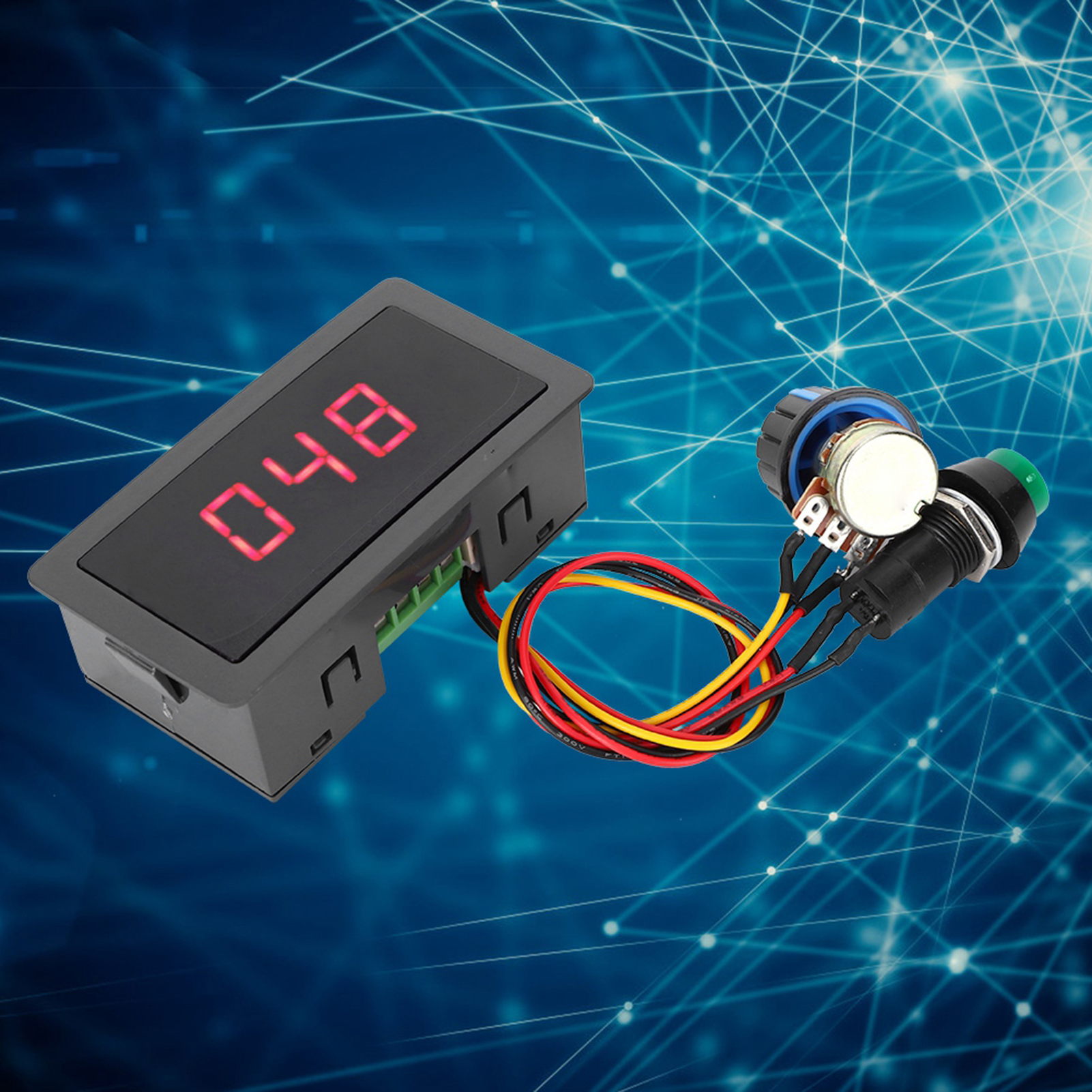 Ccm5d 6v 12v 24v Digitaler Pwm-drehzahlregler, Dc-drehzahlregler Mit Display, Stufenloser Motorregler, Stufenlose Einstellung