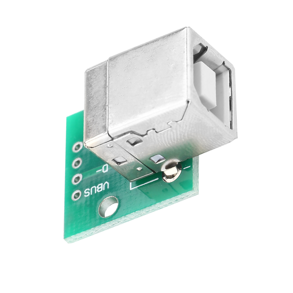 Packung Mit 10 Usb-typ-b-buchse Auf 4-poligen Dip-adapterstecker, 2,54 Mm Rastermaß