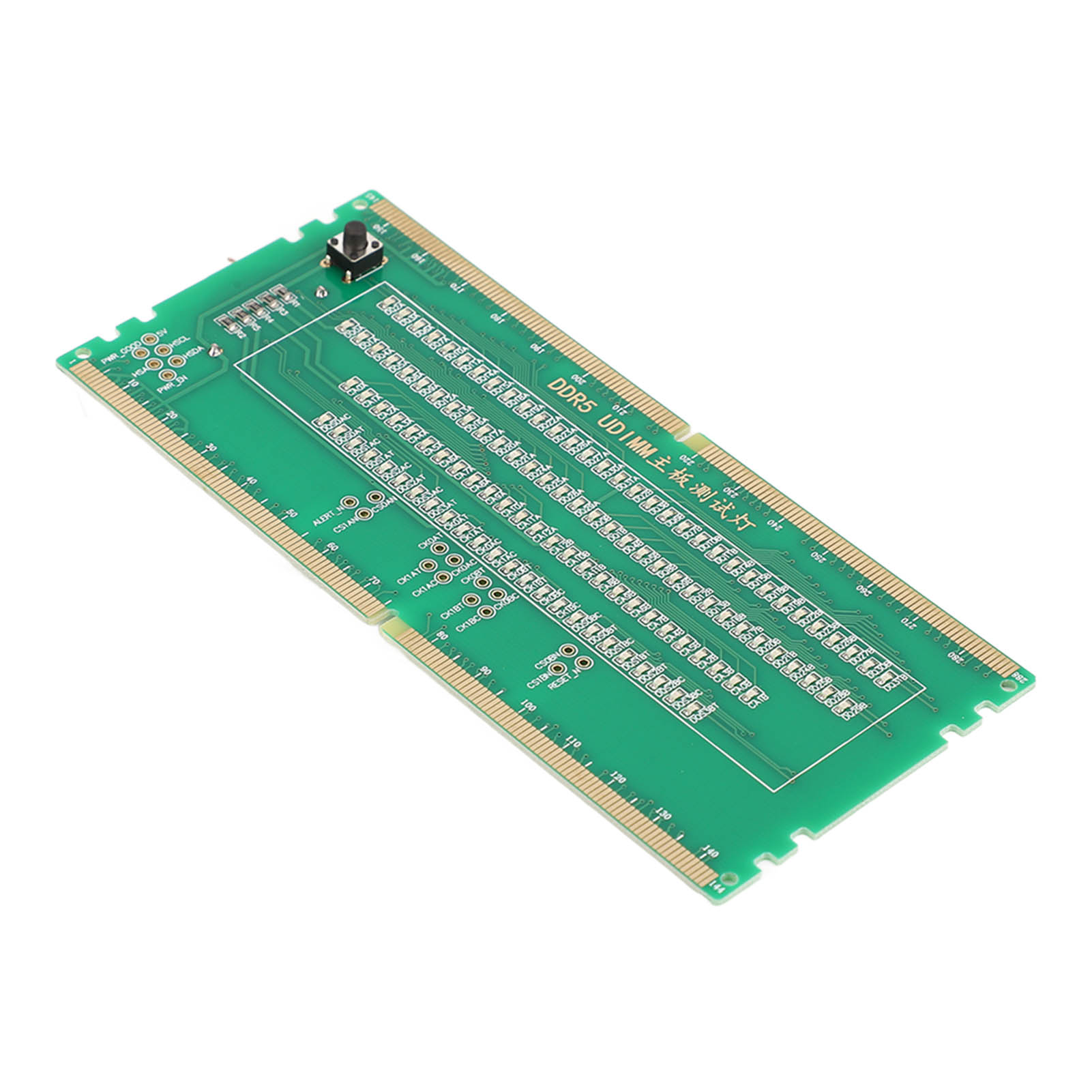 Ddr5-speichersteckplatztester Mit Led-anzeigen, Tragbar Für Die Ram-wartung Auf Dem Pc-motherboard, Grün