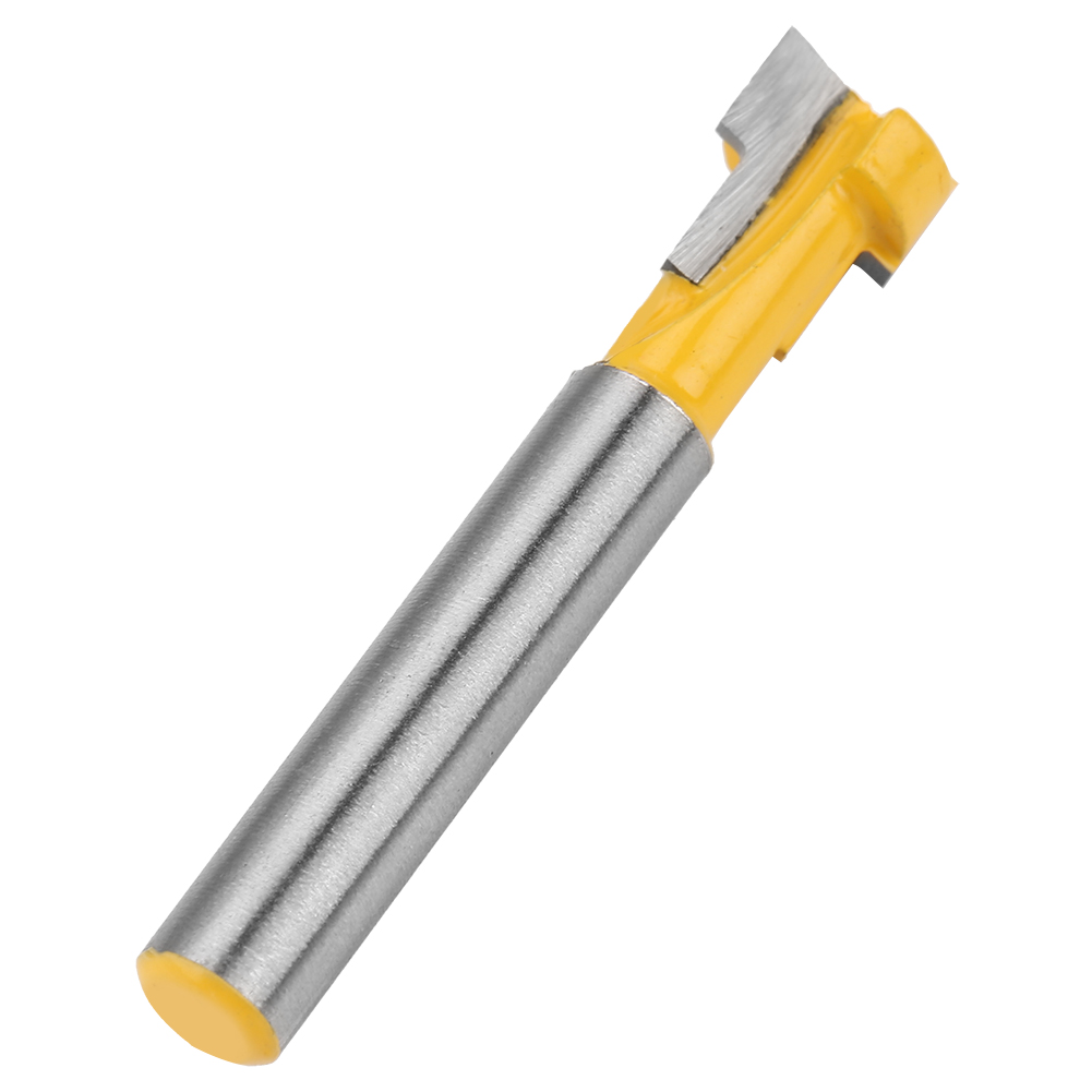 9,52 Mm 3/8" T-nutfräser, 6,35 Mm 1/4" Schaft, Holzbearbeitungswerkzeug Für Schlüsselloch-holzbearbeitung