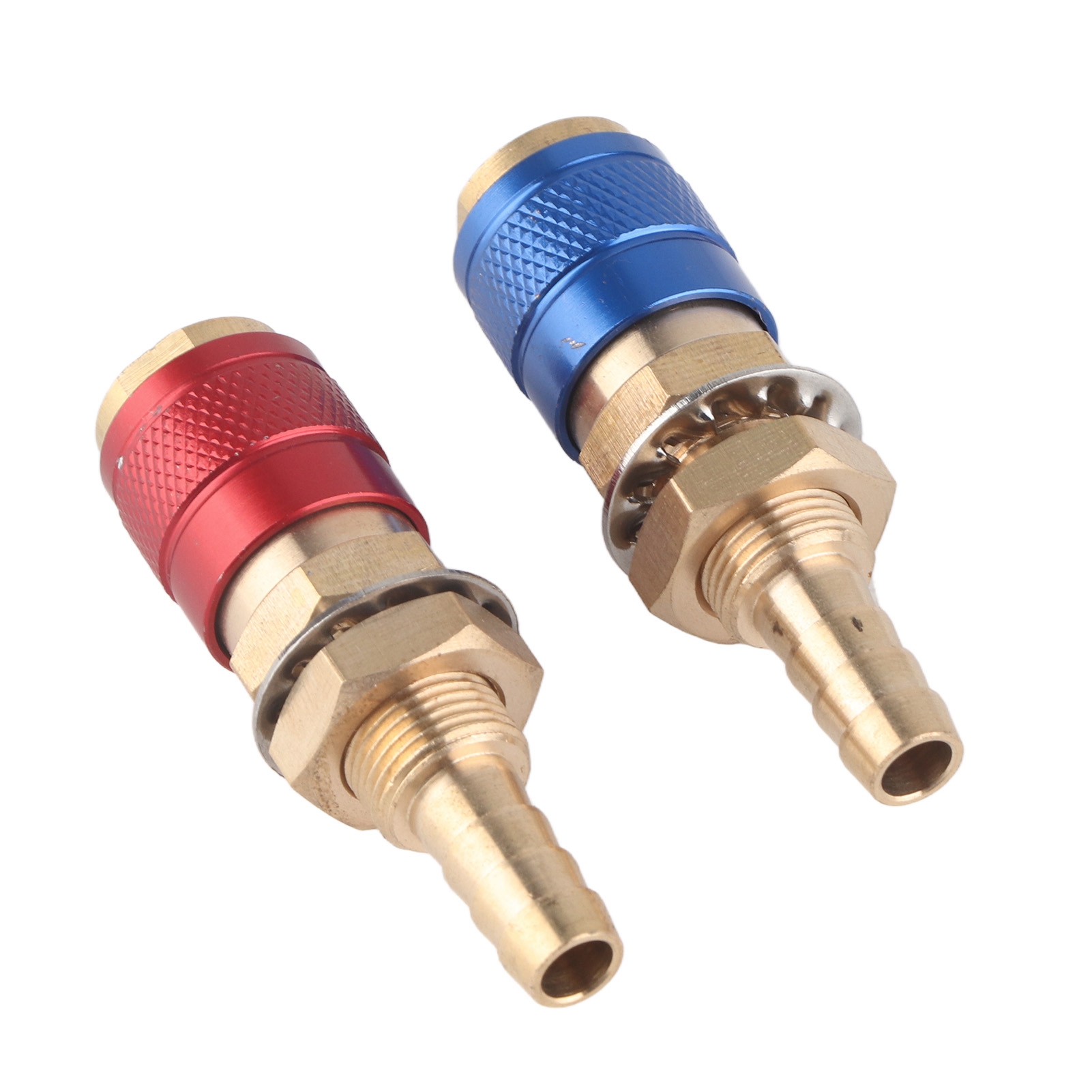 Wassergekühlter Gasadapter, Schnellkupplung Aus Messing Mit Kappe Für Pta Db Mig/tig-schweißbrenner, M8 (8 Mm)