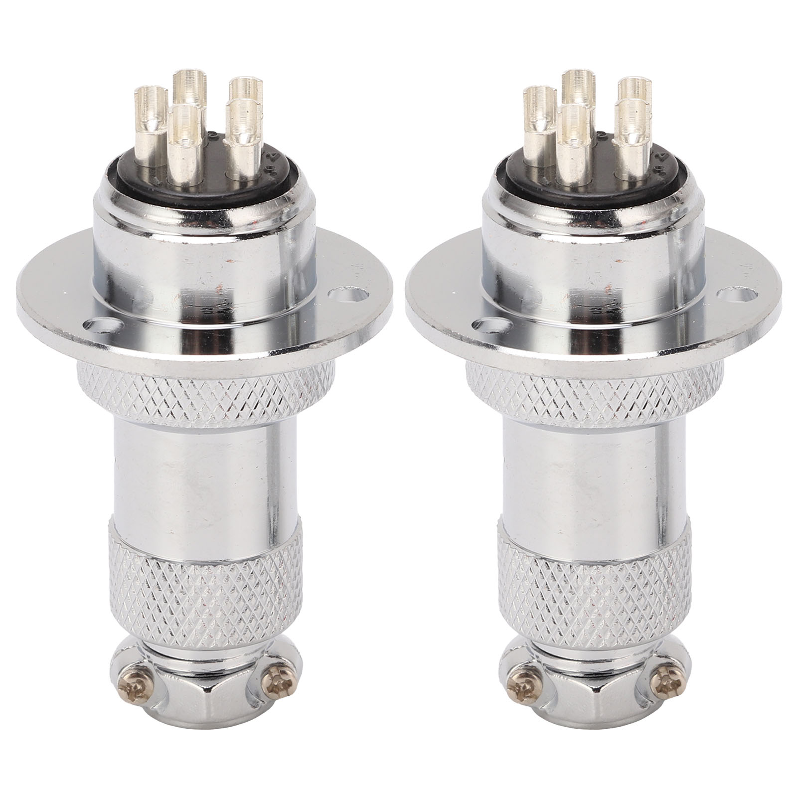 5-poliger Flugzeugstecker, 2-teiliges Set, Benutzerfreundlicher Flugzeugstecker Für Cnc-maschinen, Computer, Ac/dc 250 V