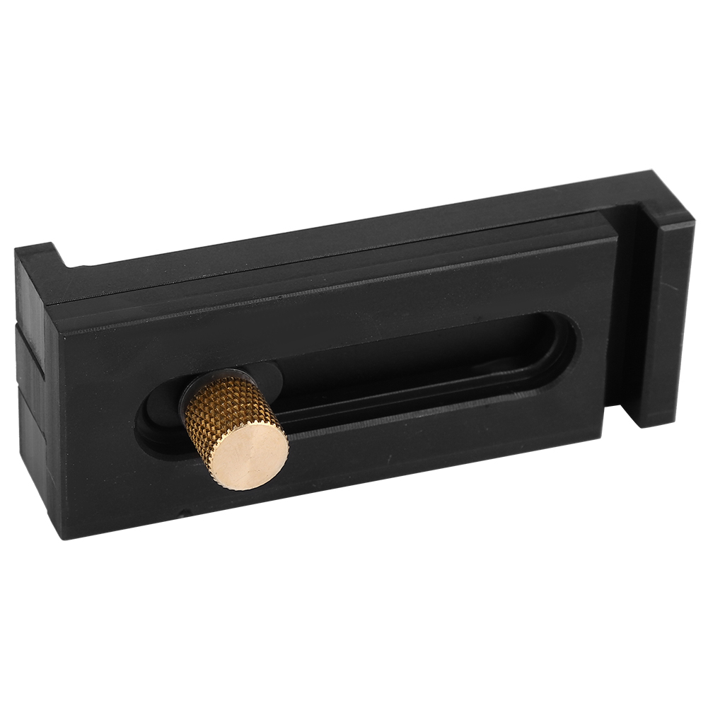 Schwarzer Aluminium-markierlineal Mit Messingspitze, Tiefenmesser, Holzbearbeitungswerkzeug, Markierungsschablone
