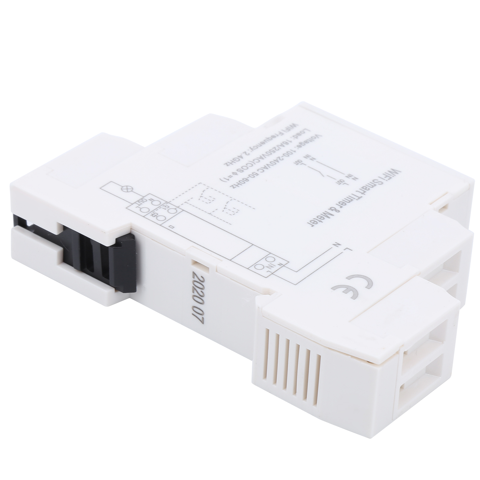 Intelligenter Energiezähler Tm608 Mit 2,4-ghz-wlan-timer, Einphasig, 16 A, 100–240 V