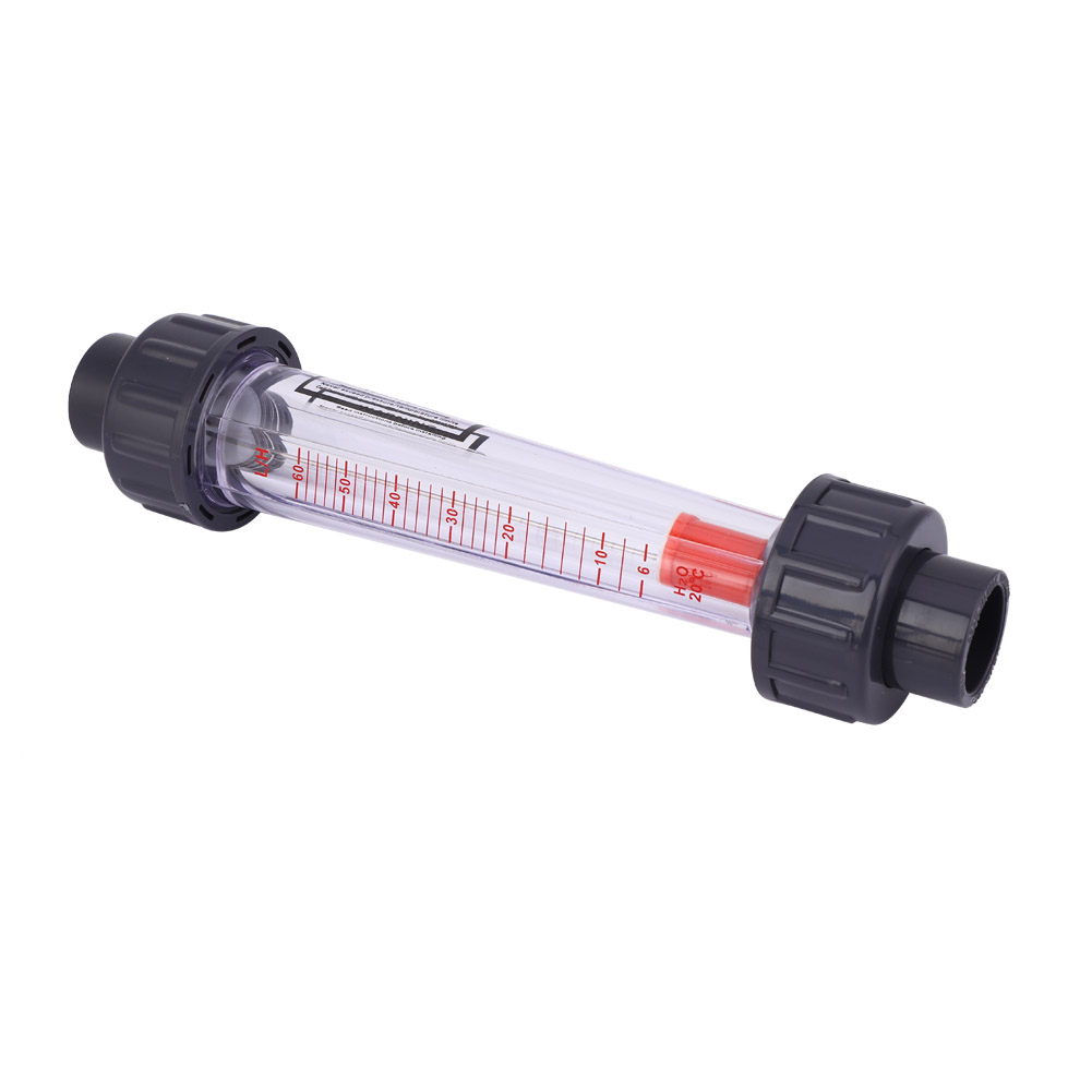 Lzb-15(d) Kunststoffrohr-durchflussmesser, Präzises Flüssigkeitsdurchflussmessgerät, Beständig Gegen Säuren Und Laugen, Messbereich 6-60 L/h, Für Industrielle Anwendungen.