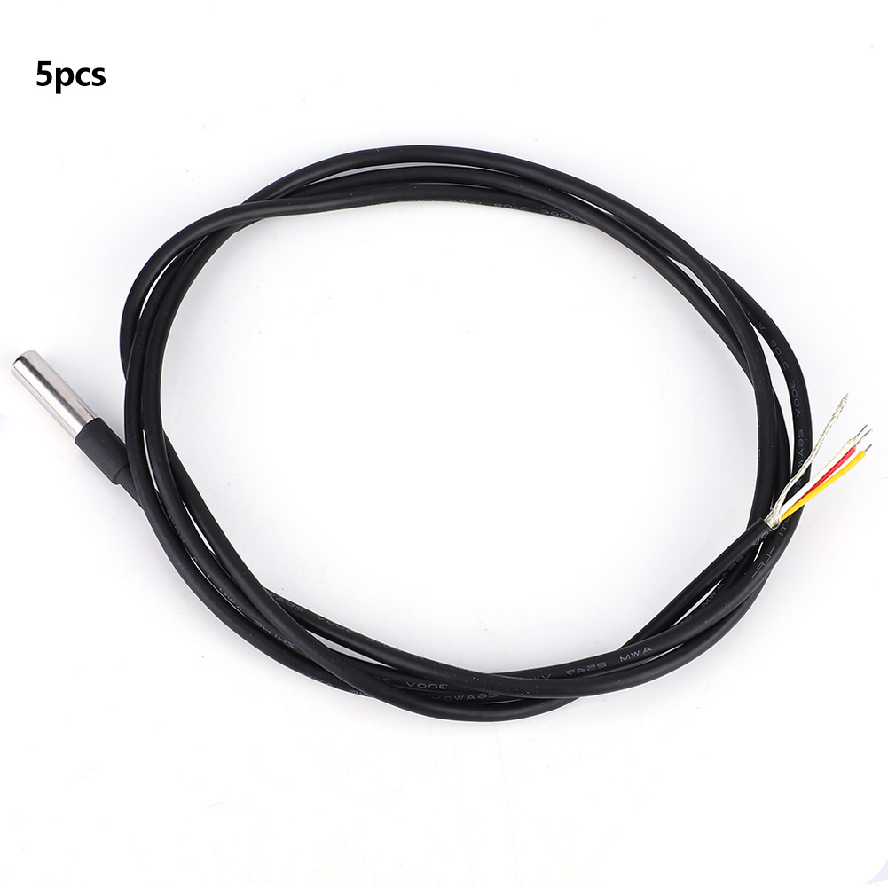 Hochpräziser, Wasserdichter Digitaler Temperatursensor, Edelstahlrohrsonde, 1,2 Meter Kabel, Für Genaue Messungen In Feuchten Umgebungen