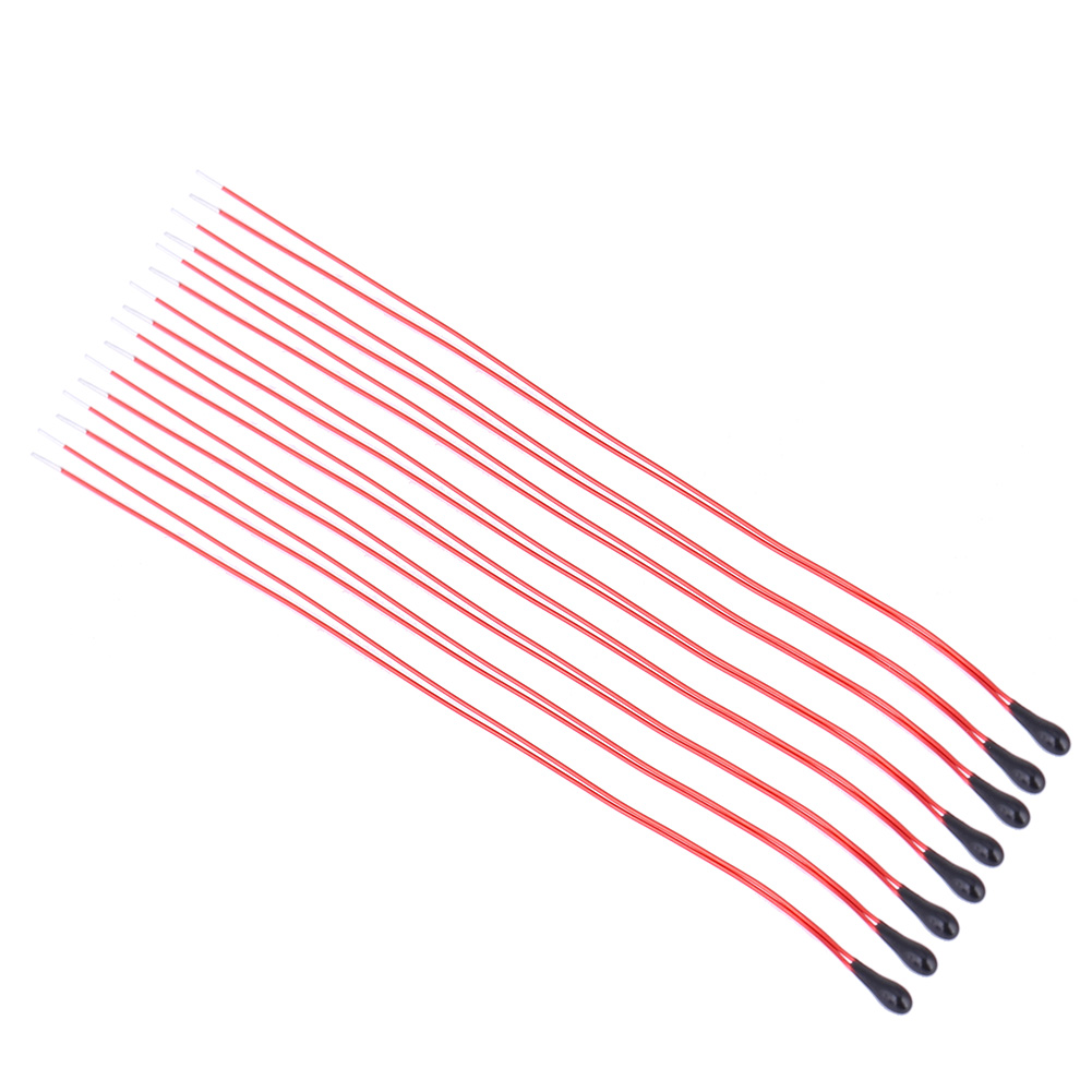 10 Hochempfindliche Mf52b 10k Ntc-thermistoren Mit 60 Mm Langem, Lackisoliertem Draht, 10er-packung