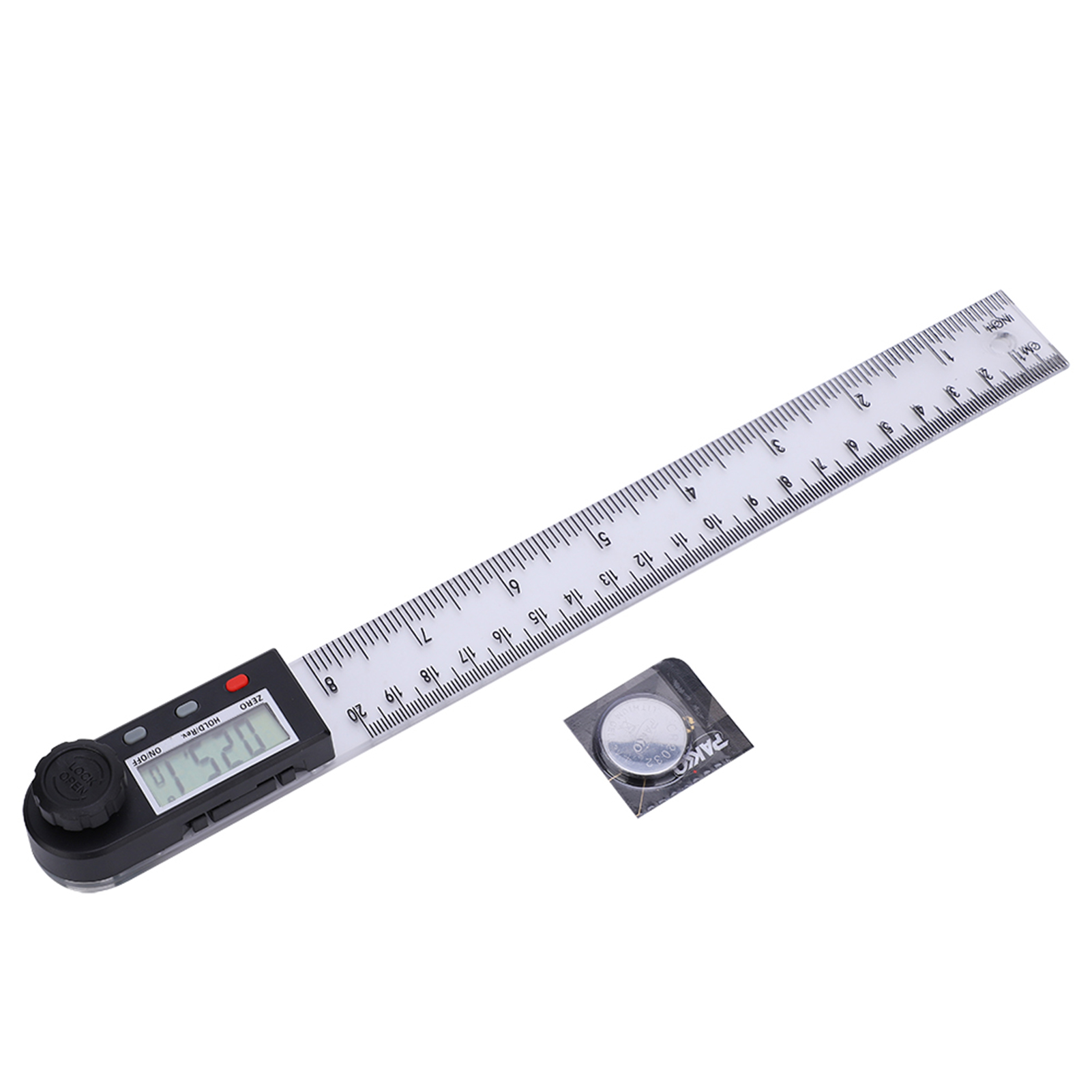 Pd290 Zx Digitalwinkelmesser, Lcd-winkelmesser Mit Digitalanzeige, Kunststoffgoniometer Zur Neigungsmessung, Präzises Neigungsmessgerät, Tragbare Wasserwaage.