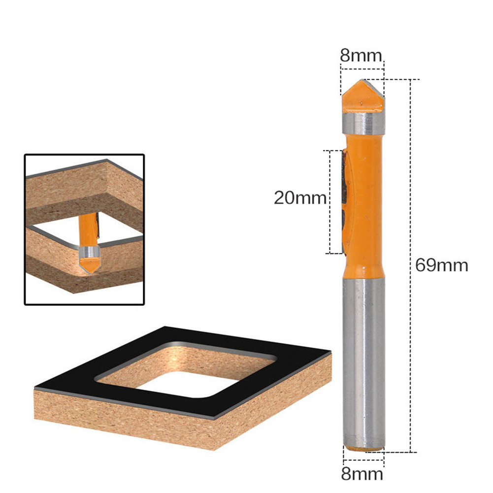 8-mm-zapfenfräser Für Holz, 8-mm-schaft-fräswerkzeug, Kopierfräser Für Holzbearbeitung