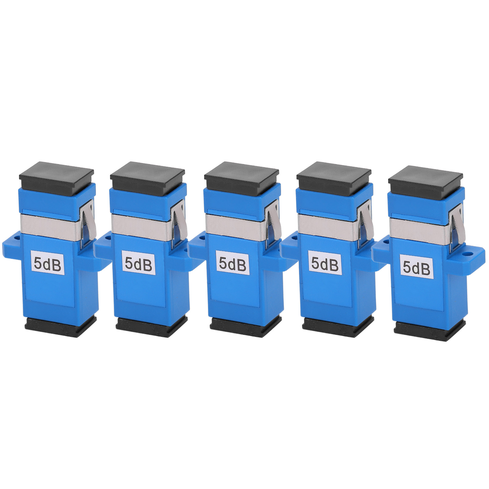 Packung Mit 5 Singlemode-sc/upc-glasfasersteckern, 5-db-dämpfungskoppler, Hochpräziser Optischer Adapter