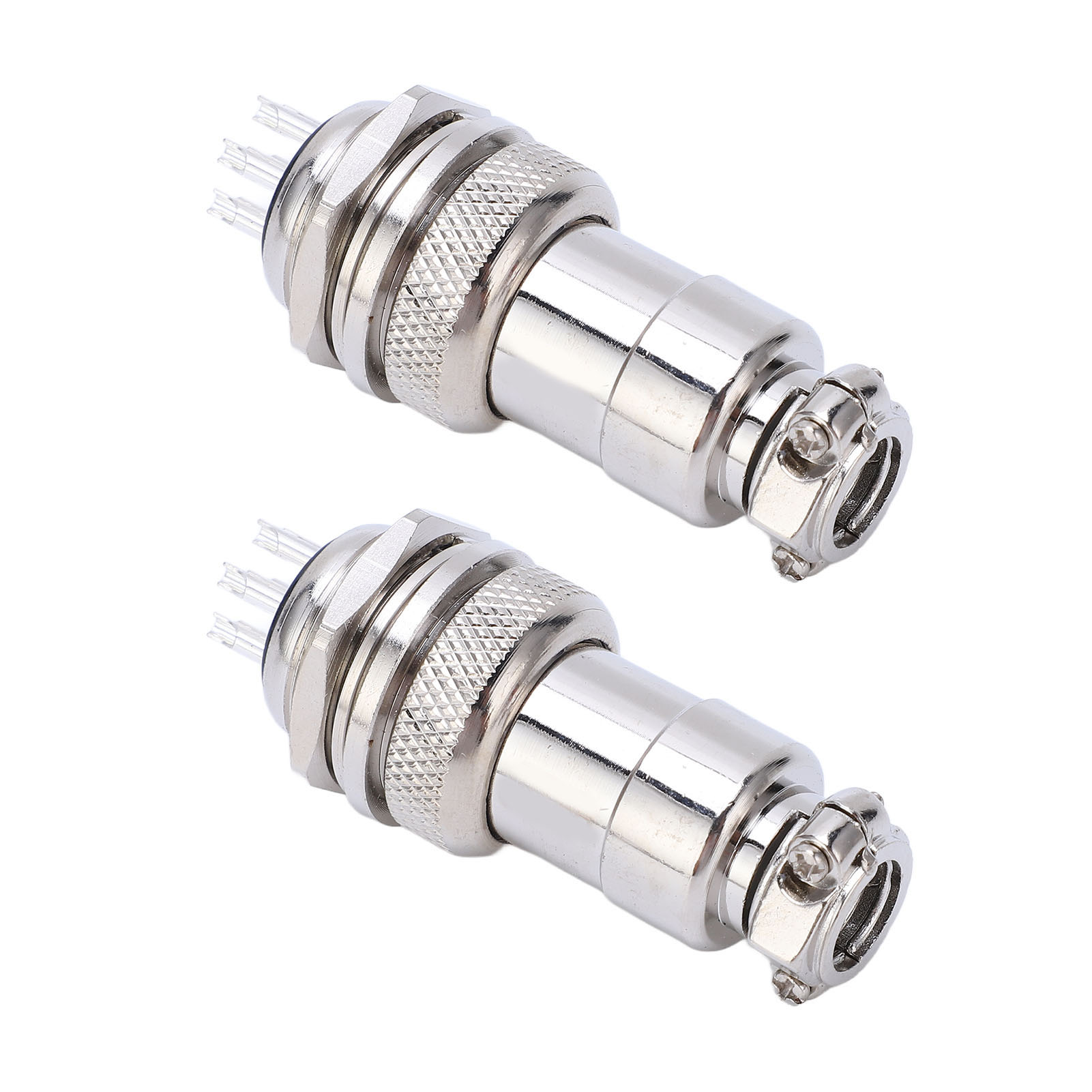 Stück Flugzeugstecker, Männlich/weiblich, Zinklegierung, 20 Mm, 7-polig, Ac/dc 250 V