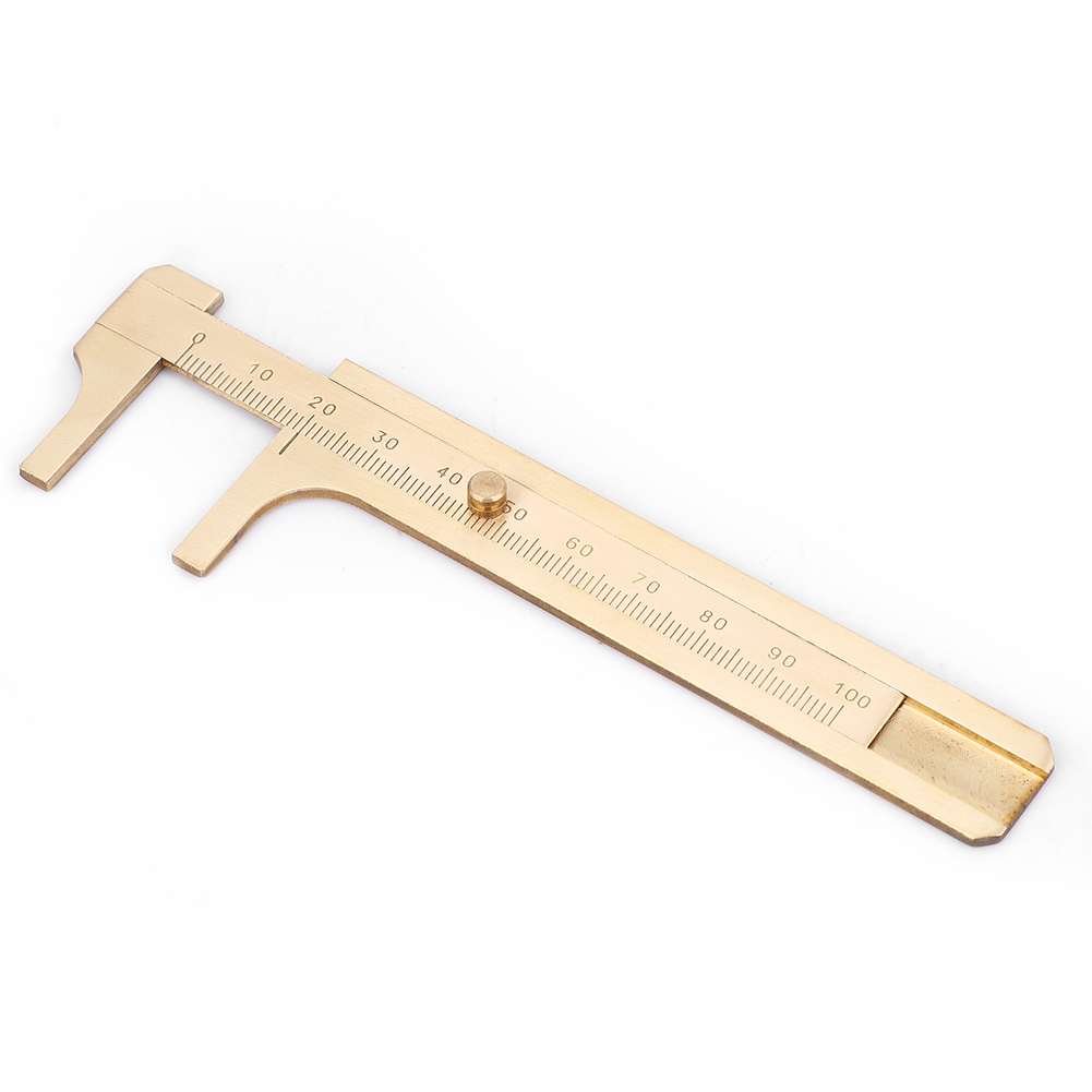 Messschieber Aus Messing, Einzigartiges Messlineal Für Schmuck, 0-100 Mm, Präzisionsinstrument.