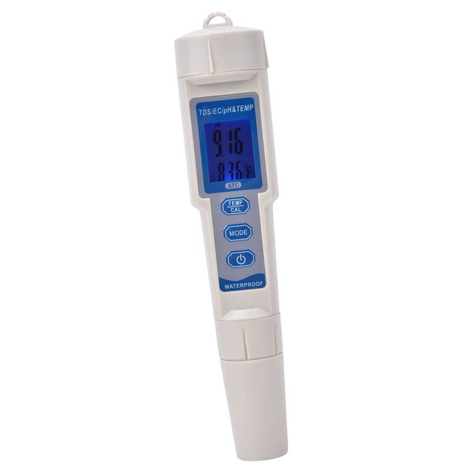 4-in-1 Multifunktions-wasserqualitätsmessgerät Für Ph-wert, Elektrische Leitfähigkeit, Gesamtfeststoffgehalt Und Temperatur, Messstift Mit Digitalanzeige