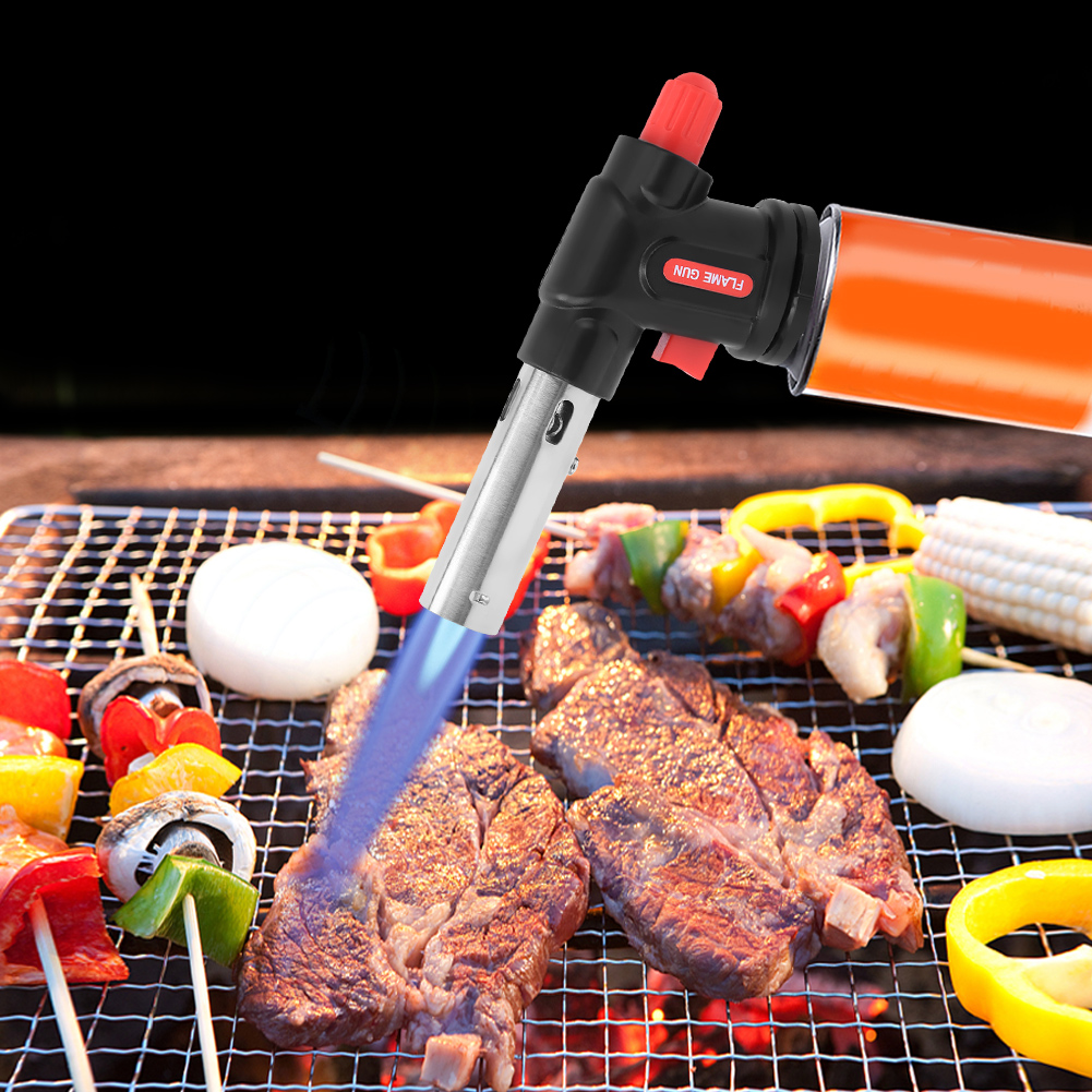 Verstellbarer Elektronischer Gasbrenner, 1300°c, Geeignet Zum Schweißen Und Grillen Im Freien