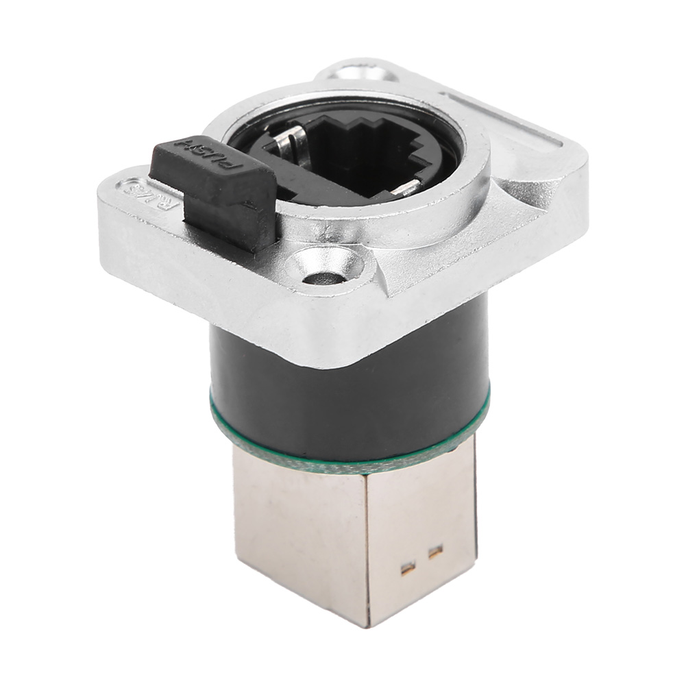 Wasserdichter Rj45-stecker Mit Rechtwinkligem, Rundem Ytrj45-luftfahrtstecker, Hochbelastbarer Isolierung, Industrieller Verdrahtung, Ip67 Wasserdichter Anschluss, Verdrilltes Adernpaar, Wandmontage.