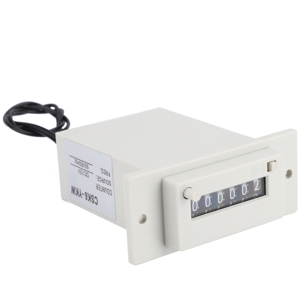 6-stelliger Elektromagnetischer Zähler, 12-v-gleichstrom-impulszähler