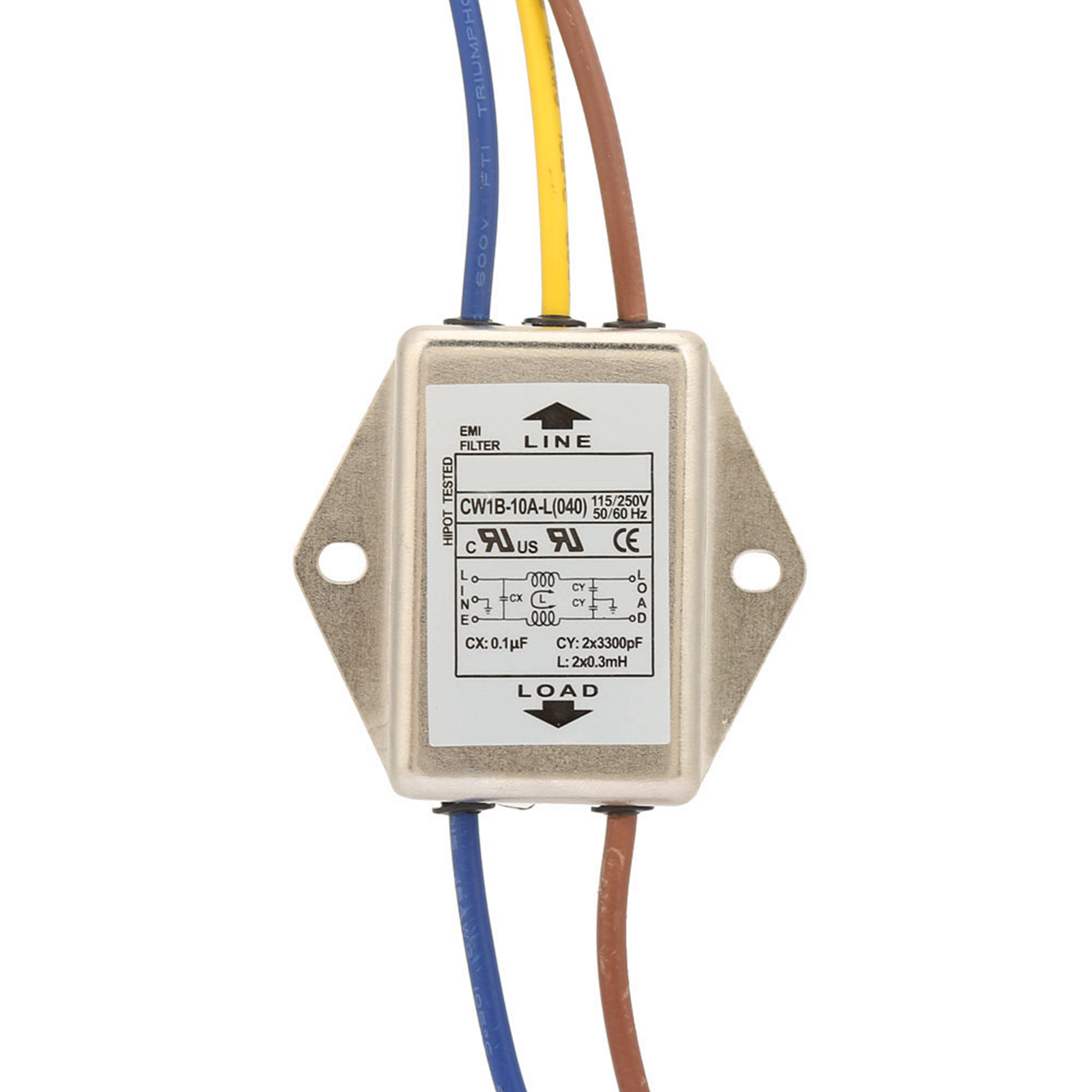 Einphasiger Emv-filter Cw1b-10a L(040) 125/250v Netzstörungen
