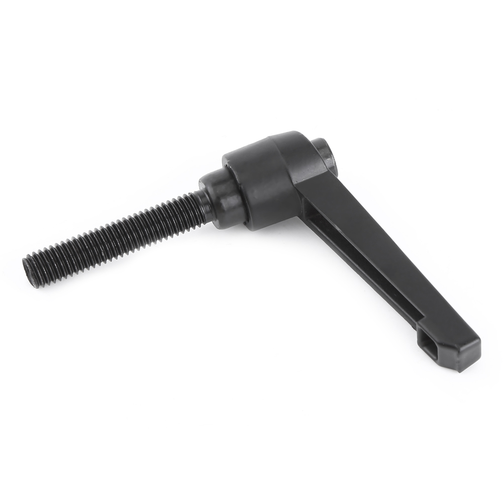 Schwarzer, Verstellbarer Klemmhebel Mit Verriegelungsmechanismus, M8x30 Mm Außengewinde