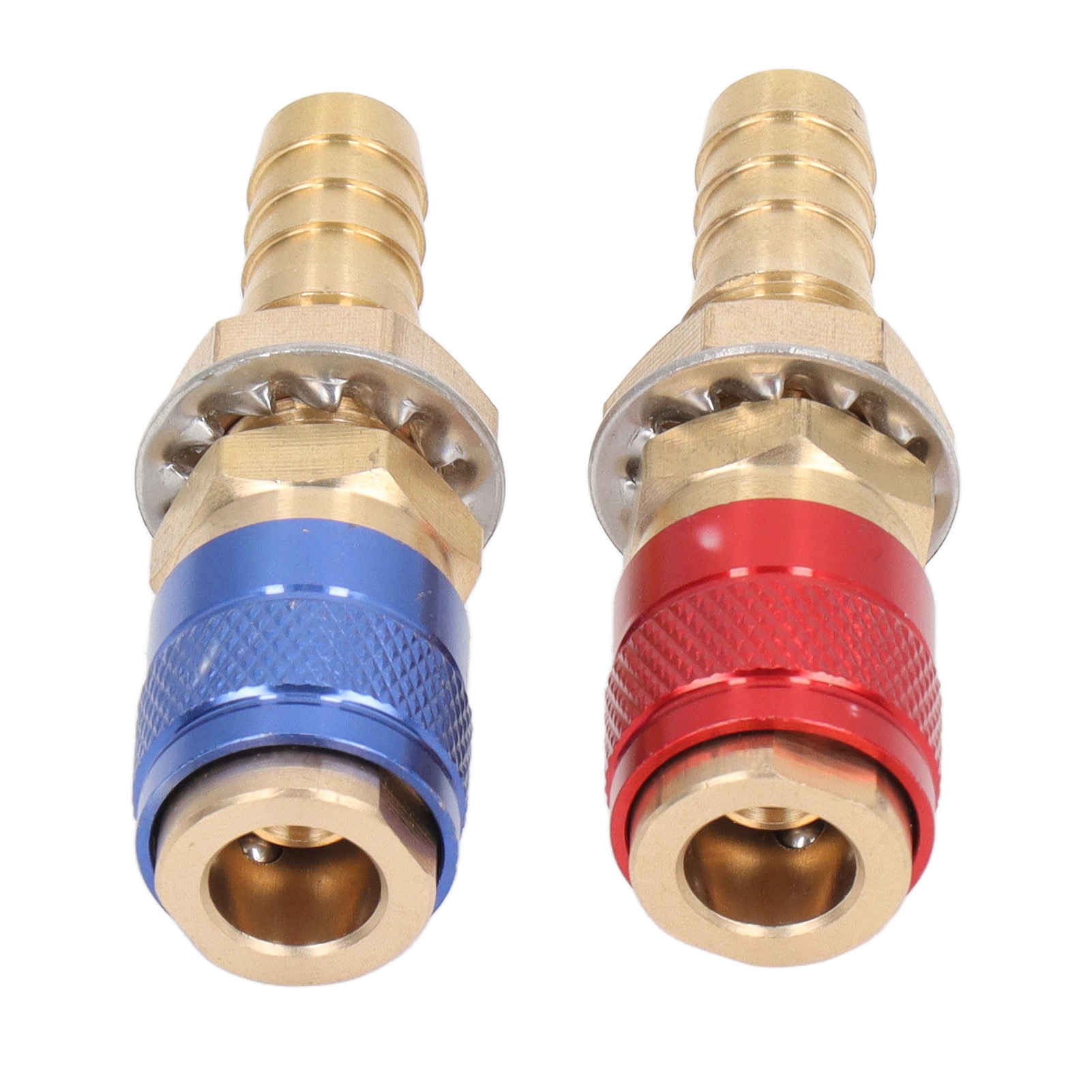 Wassergekühlter Gasadapter, Messing-schnellkupplung Mit Kappe Für Pta Db Mig/tig-schweißbrenner, M10 (10 Mm) Gewinde