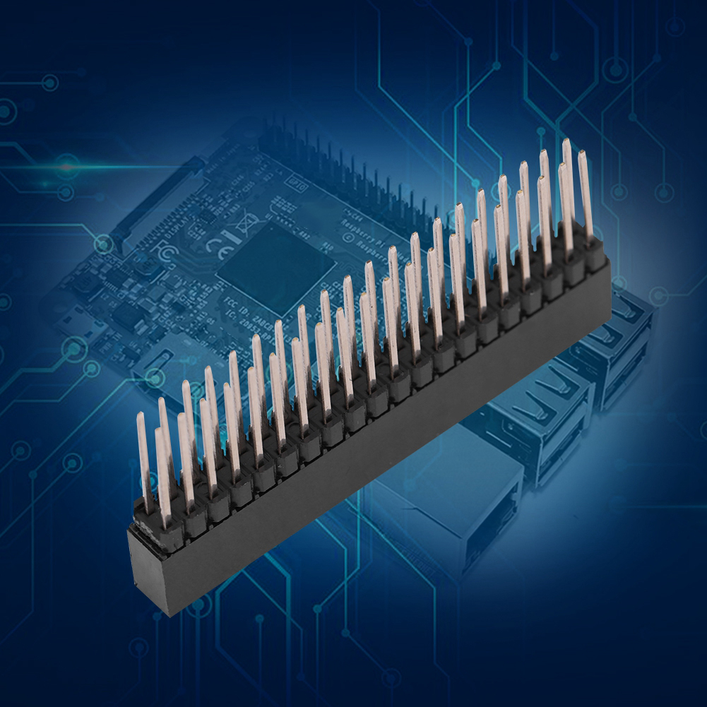 3er-pack Zweireihige Buchsen (2x20 Pins, 2,54 Mm Rastermaß, Extra Hoch) Für Raspberry Pi