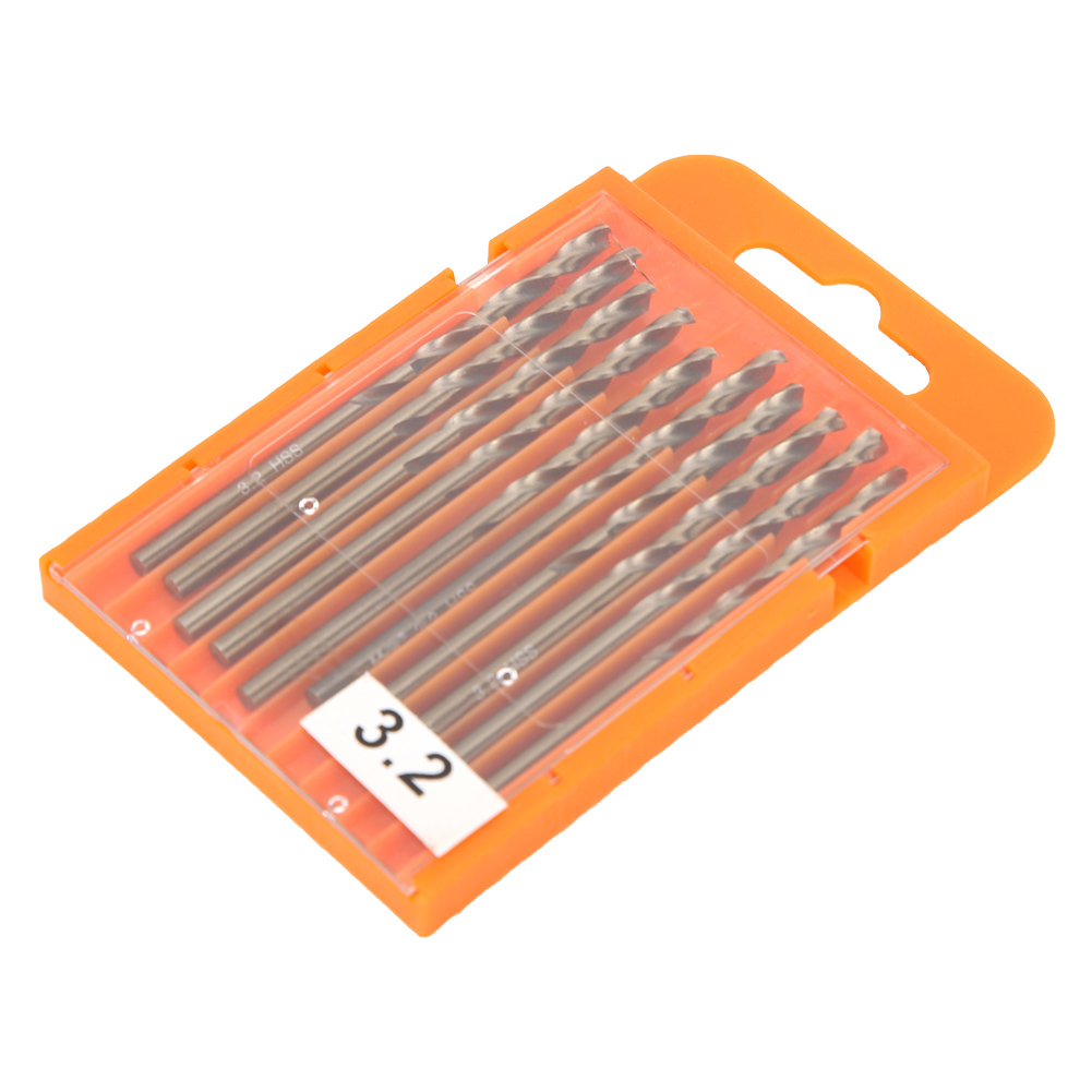 3,2-mm-hss-bohrer Für Edelstahl Und Winkelstahl – 20-teiliges Set, Schnellbohrwerkzeug