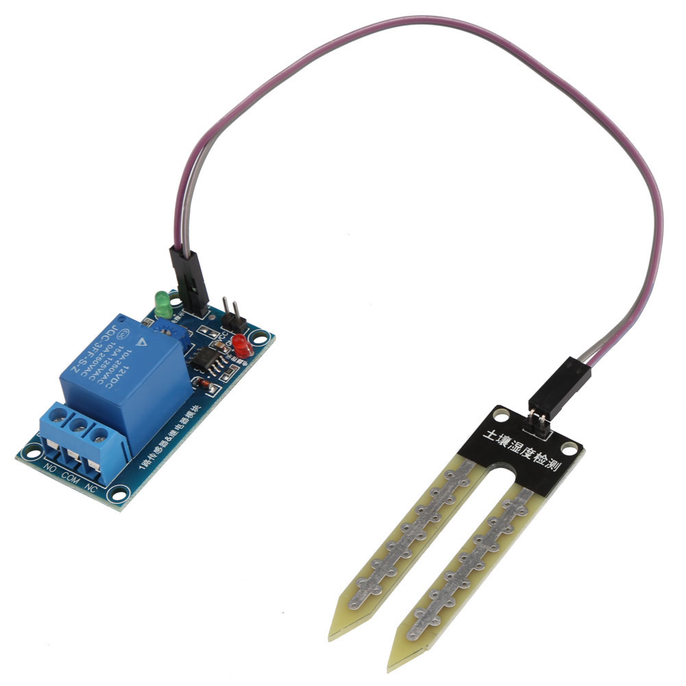 Dc12v Bodenfeuchtigkeitssensor, Steuerrelaismodul, Automatischer Bewässerungsschalter Für Pflanzen