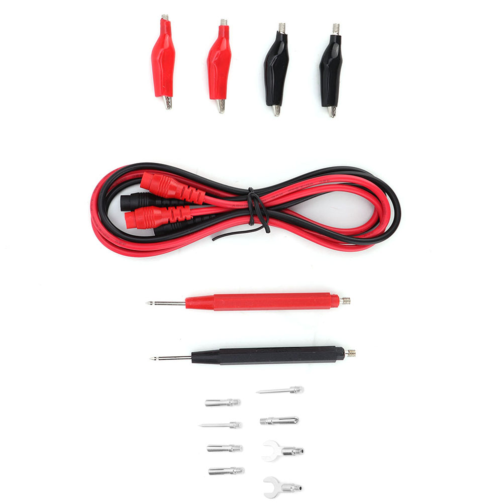 6-in-1 Digitalmultimeter-set Mit Messleitungen, Messspitzen, Stift Und Krokodilklemme