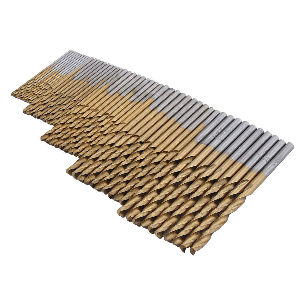 Hss-schnellstahl-bohrerset 1/1,5/2/2,5/3 Mm, Titanbeschichtet, Bohrwerkzeuge